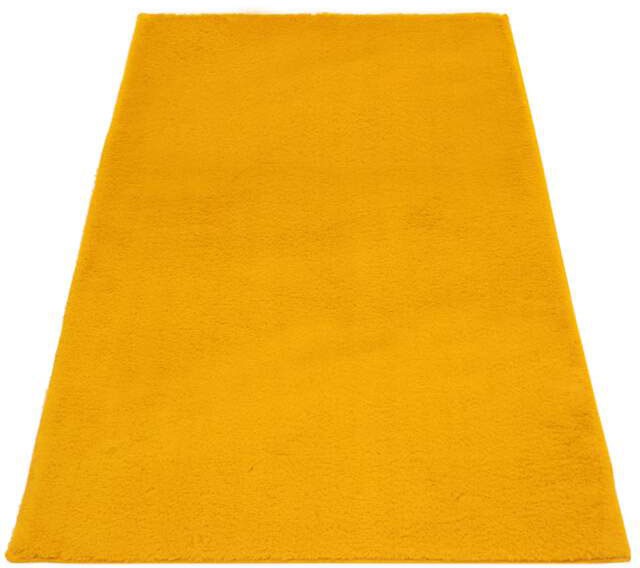 Carpet City Badematte »Topia Mats, Badteppich uni«, rutschhemmend beschichtet, strapazierfähig, Hochflor, Kaninchen Haptik, Polyester, Badezimmerteppich, waschbar