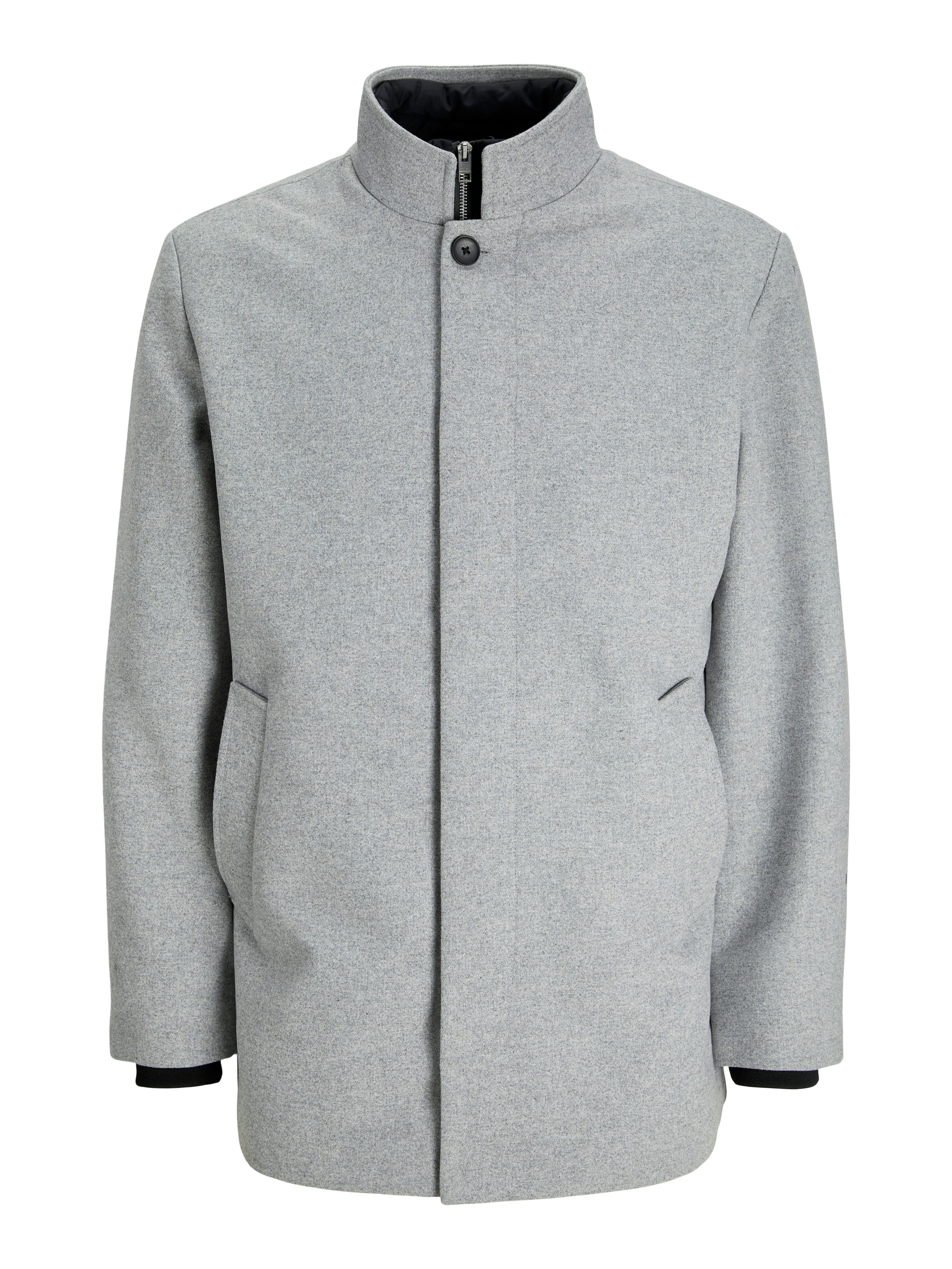 Jack & Jones Wolljacke »JJEHARRISON WOOL JACKET SN« Materialmix, regular fit