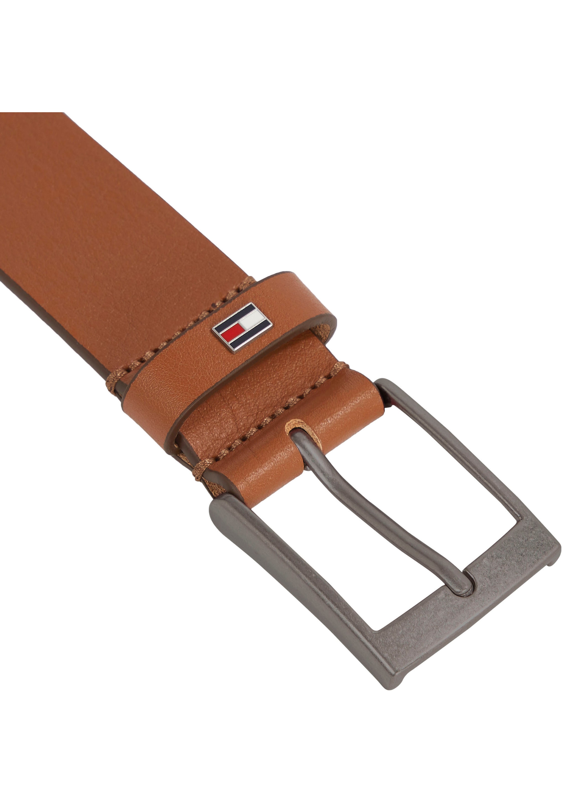 Tommy Hilfiger Ledergürtel »Adan New Leather 3,5cm«, mit Logoprägung
