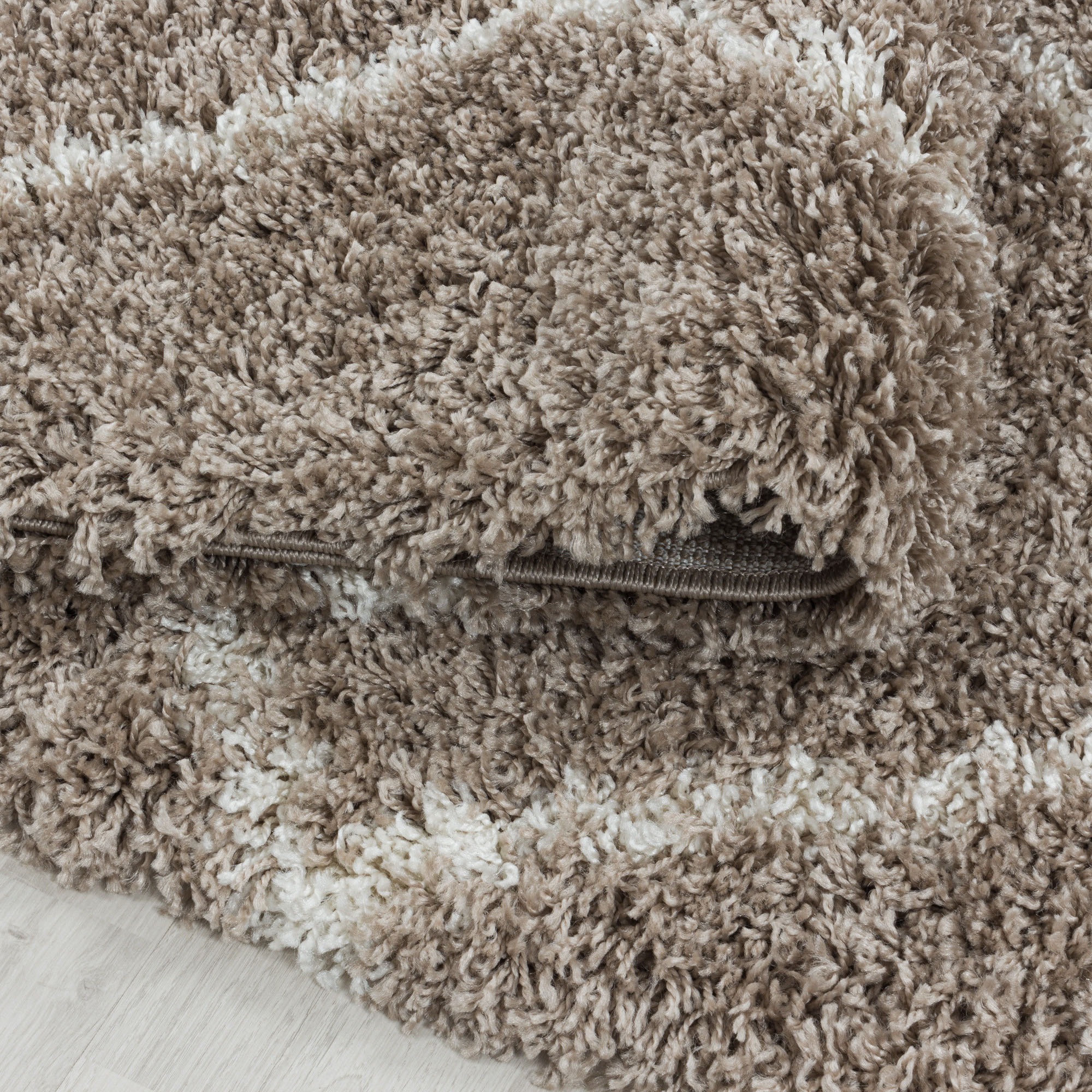 Ayyildiz Teppiche Hochflor-Teppich »ALVOR 3401« rund 50 mm Höhe Shaggy, Langflor, pflegeleicht, Wohnzimmer