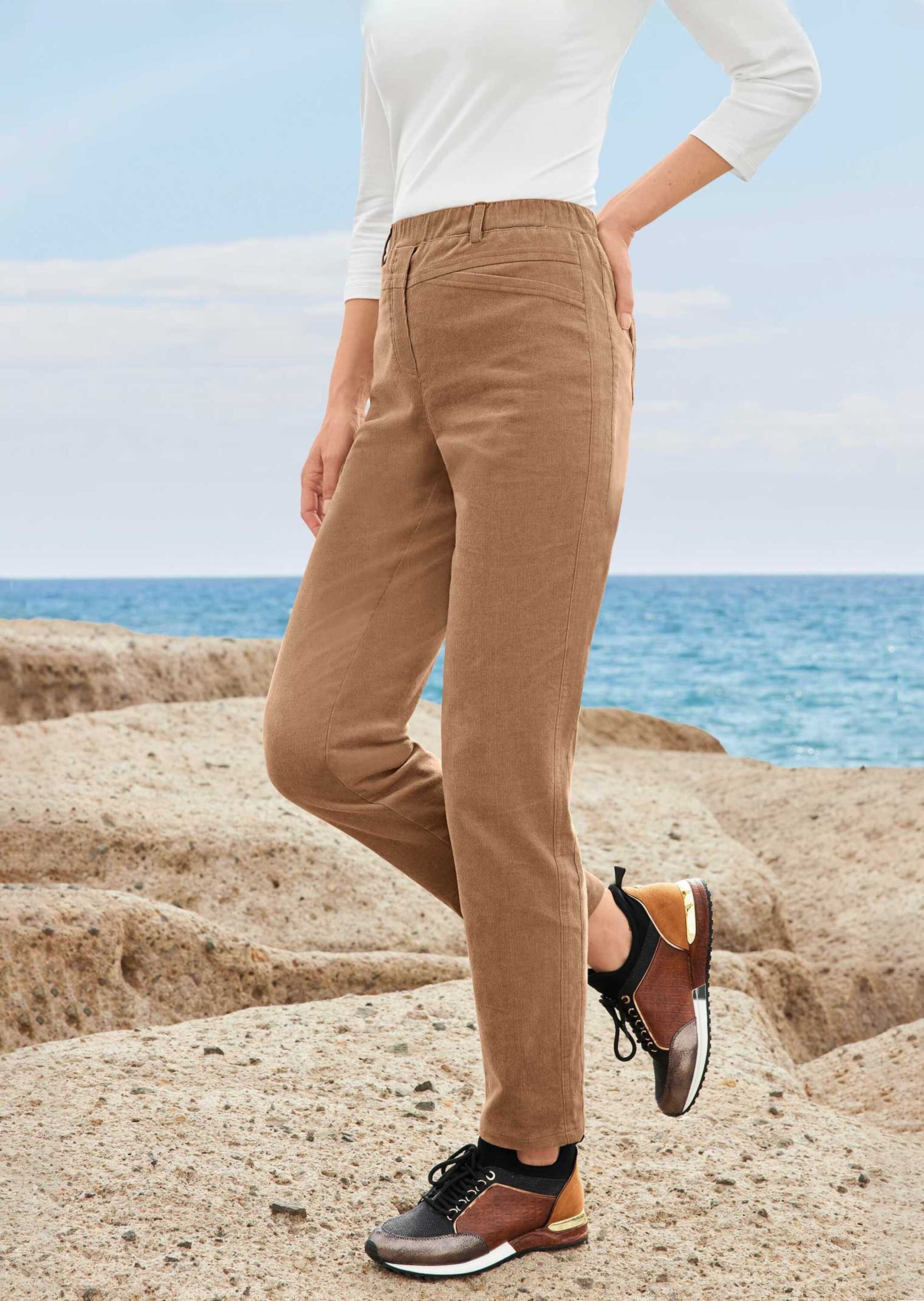 GOLDNER Schlupfhose »Kurzgröße Supersofte Cordhose LOUISA«