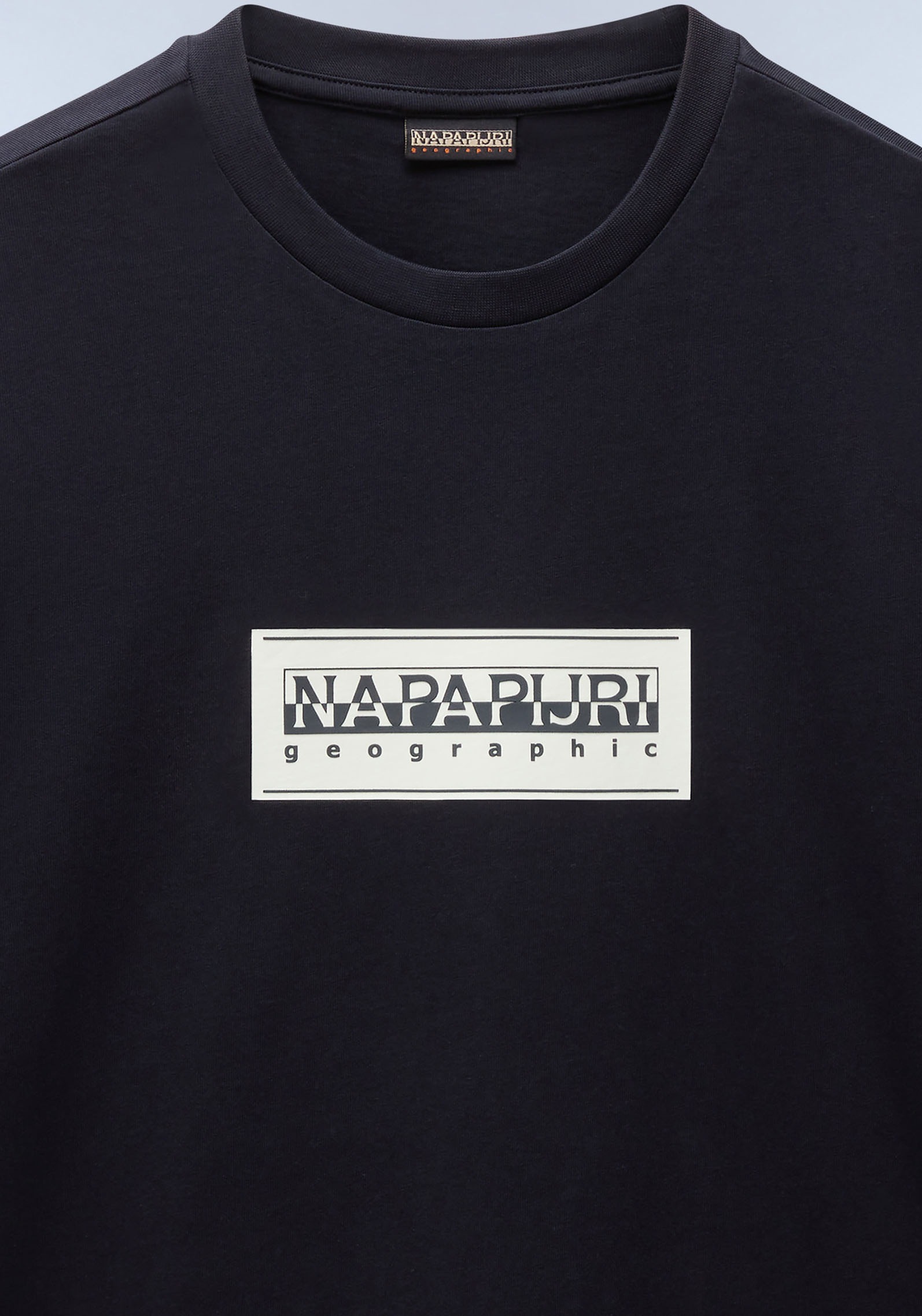 Napapijri T-Shirt »S-BOX LOGO« mit Silikonprint,