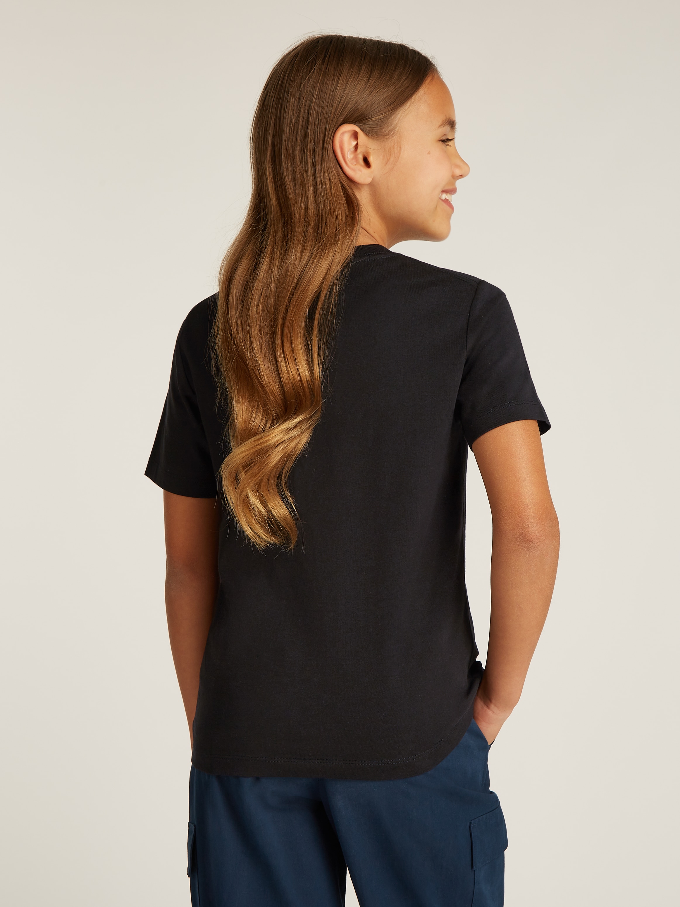 Calvin Klein Jeans T-Shirt »Chest Inst.Logo Ss T-Shirt«, für Kinder bis 16 Jahre und mit Logoschriftzug