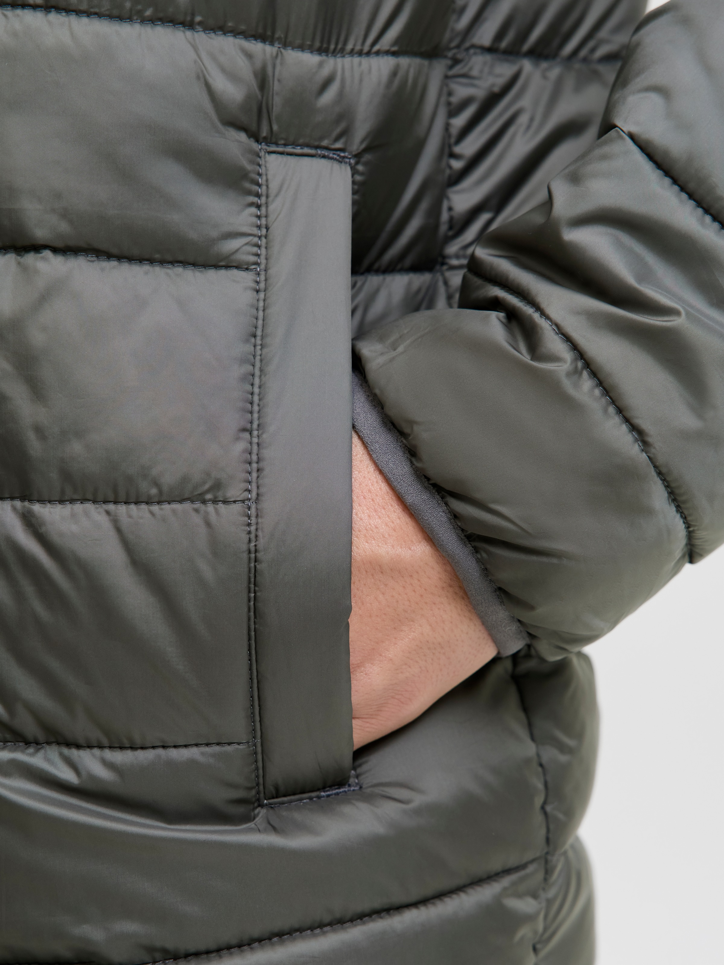 Jack & Jones Steppjacke »JJWEST LIGHT PUFFER HOOD« mit Kapuze