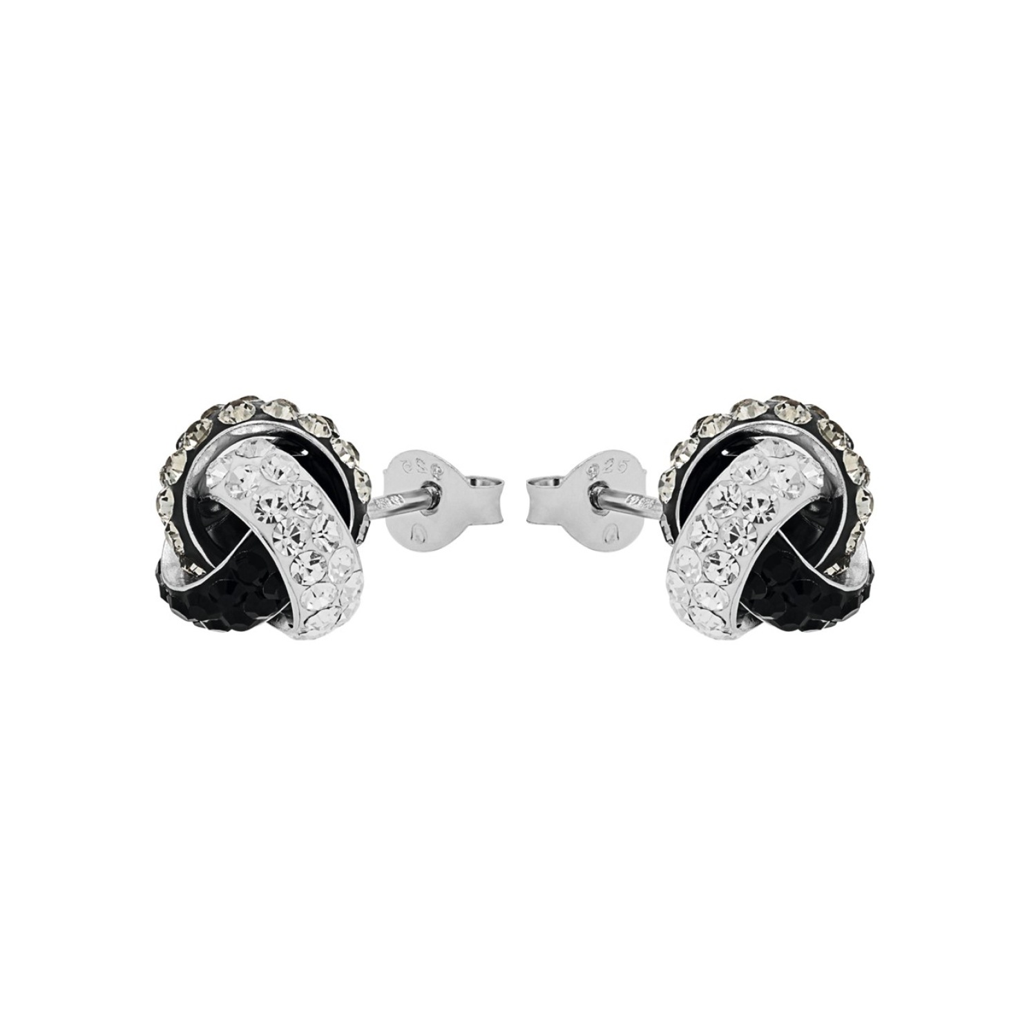 Amor Paar Ohrstecker mit Preciosa Crystal