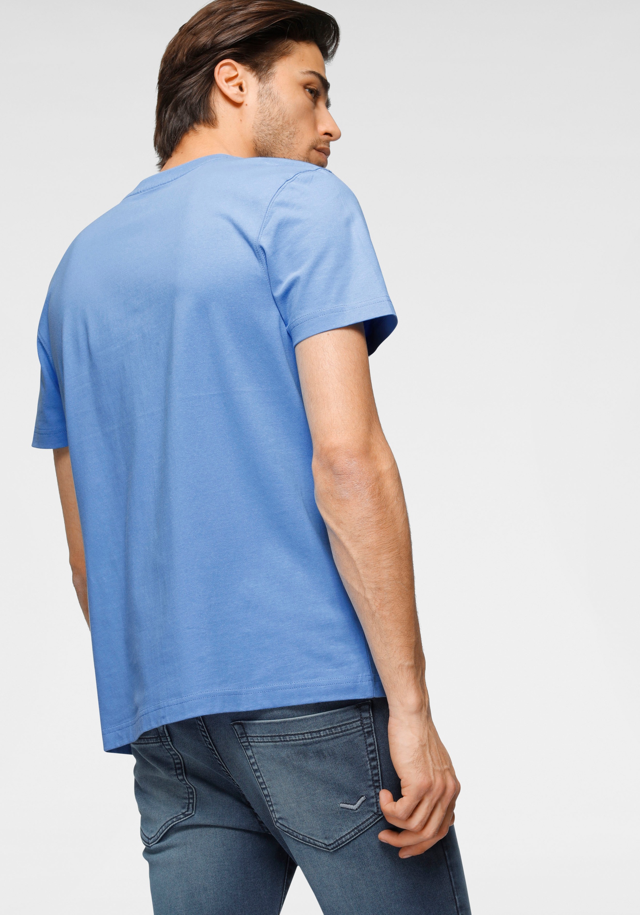 TOM TAILOR Polo Team T-Shirt mit großem Logofrontprint BA8869