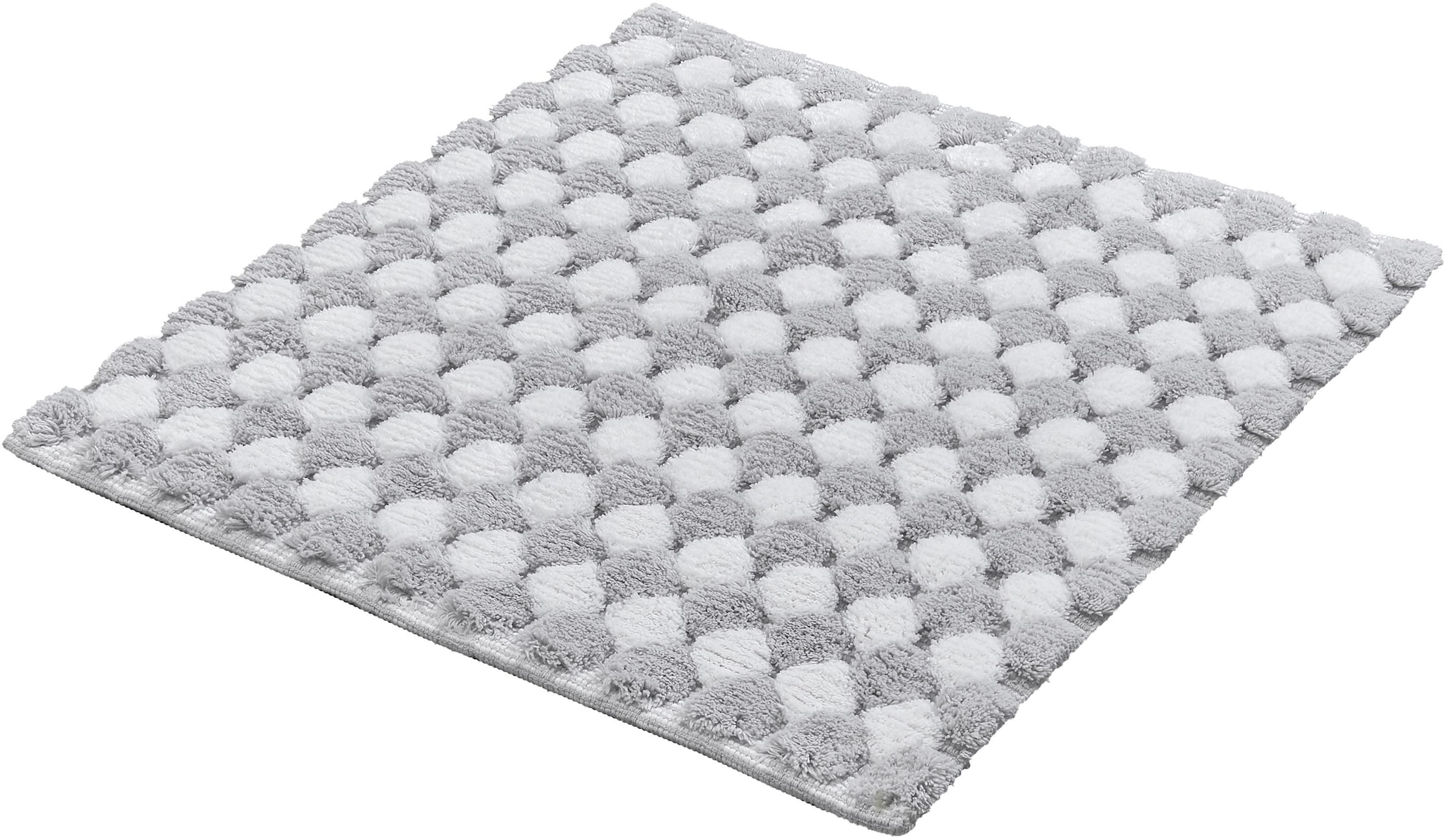 Kleine Wolke Badematte »Merida 1«, rutschhemmend beschichtet, fußbodenheizungsgeeignet, Badteppich, modernes Design, Hoch-Tief Effekt, waschbar