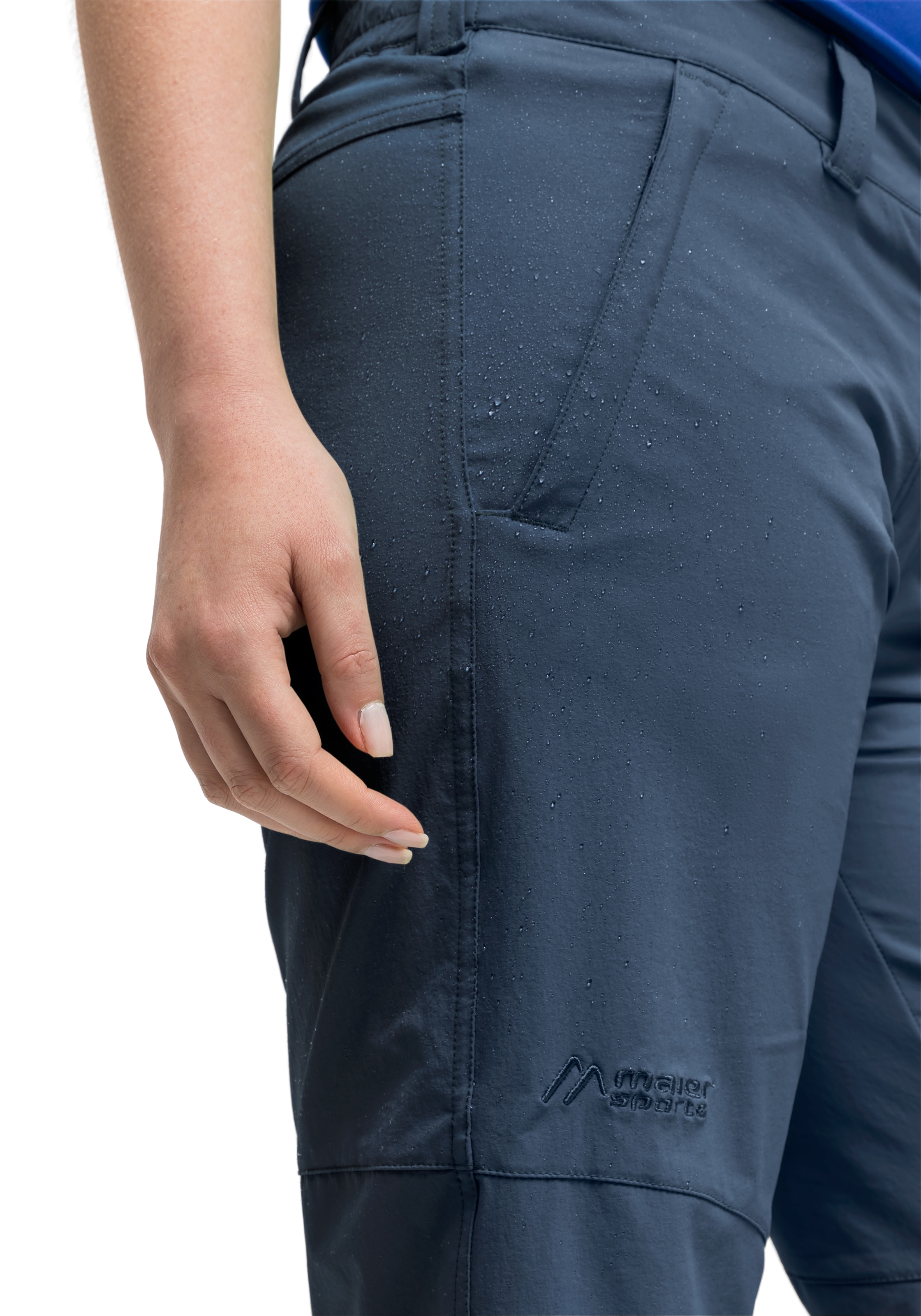 Maier Sports Funktionsshorts »Lawa«, Damen Shorts, kurze Wanderhose, Outdoorhose mit 2 Taschen, Regular Fit