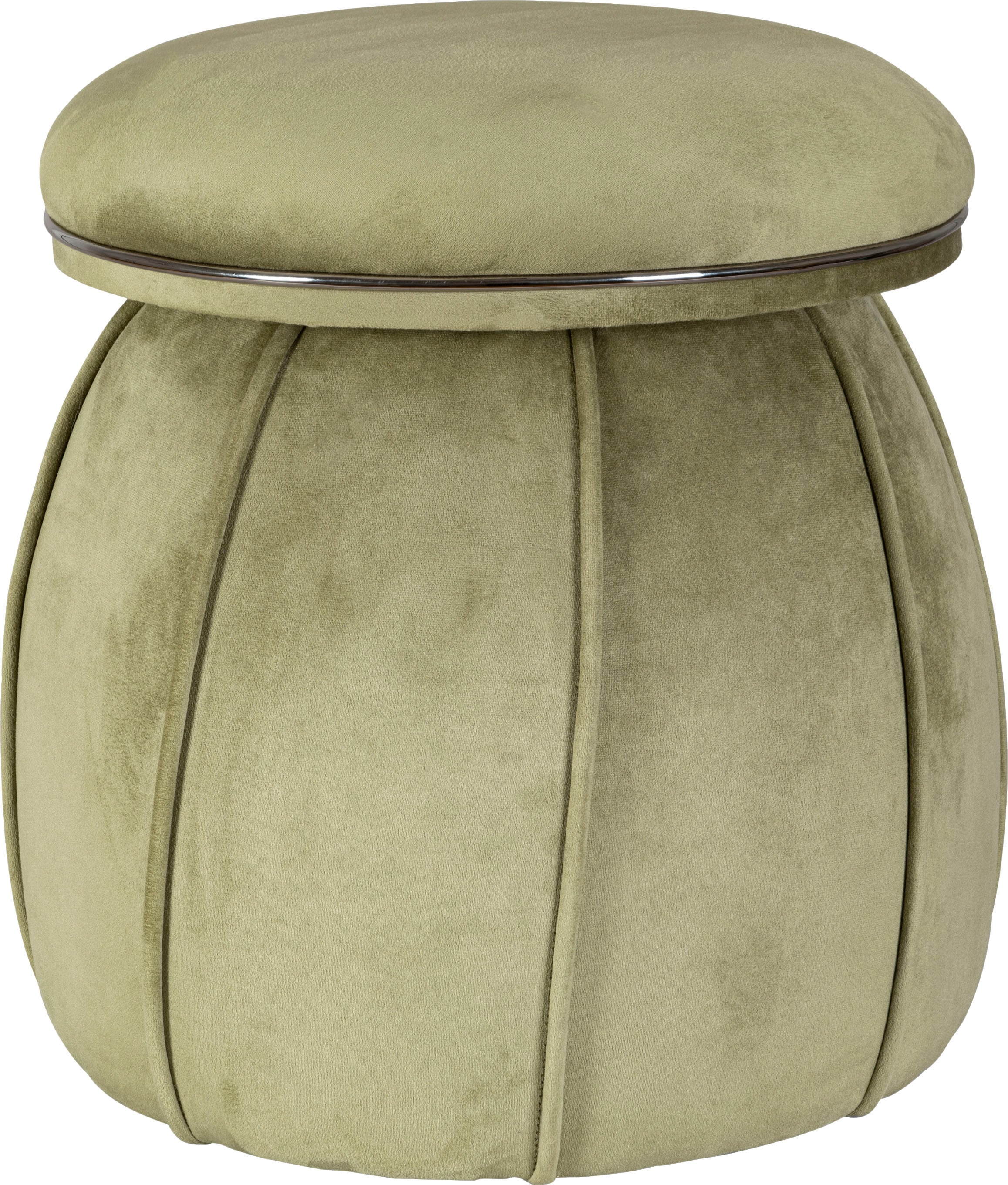 Kayoom Sitzhocker »Hocker Corin,extravagante Form,stilvolle Farben,elegant gesteppter Fuß«, (1 St.), komfortabel, hochqualitativ, pflegeleicht, sorgfältig verarbeitet