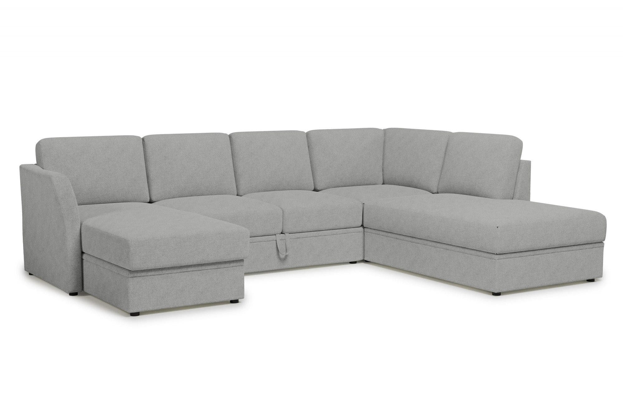 Home affaire Wohnlandschaft »Lavars Schlafsofa«, mit Bettfunktion und Stauraum, in zwei verschiedenen Bezugsqualitäten