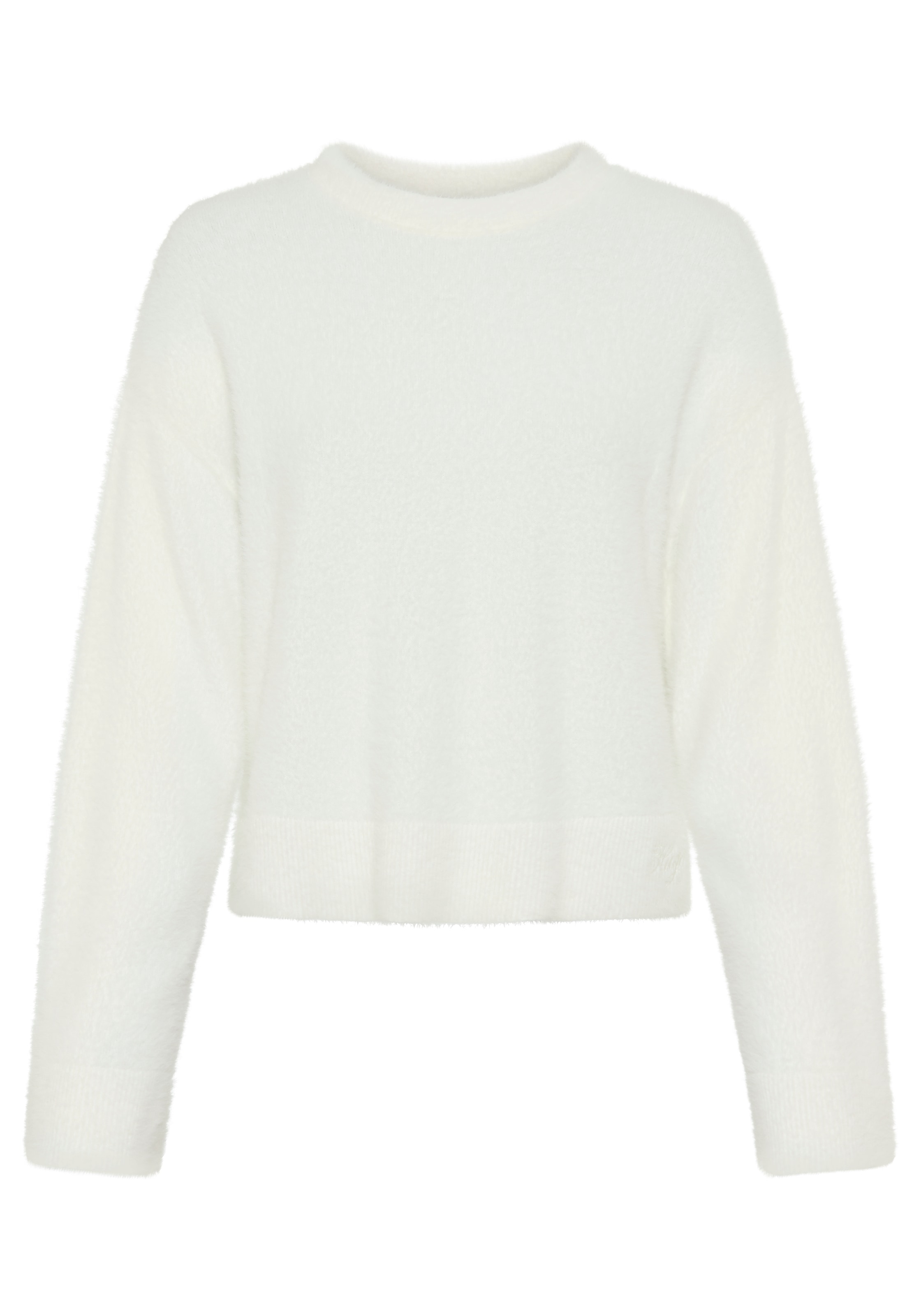 HUGO Blue Strickpullover »Sfurryna«, Oversize, Crew Neck