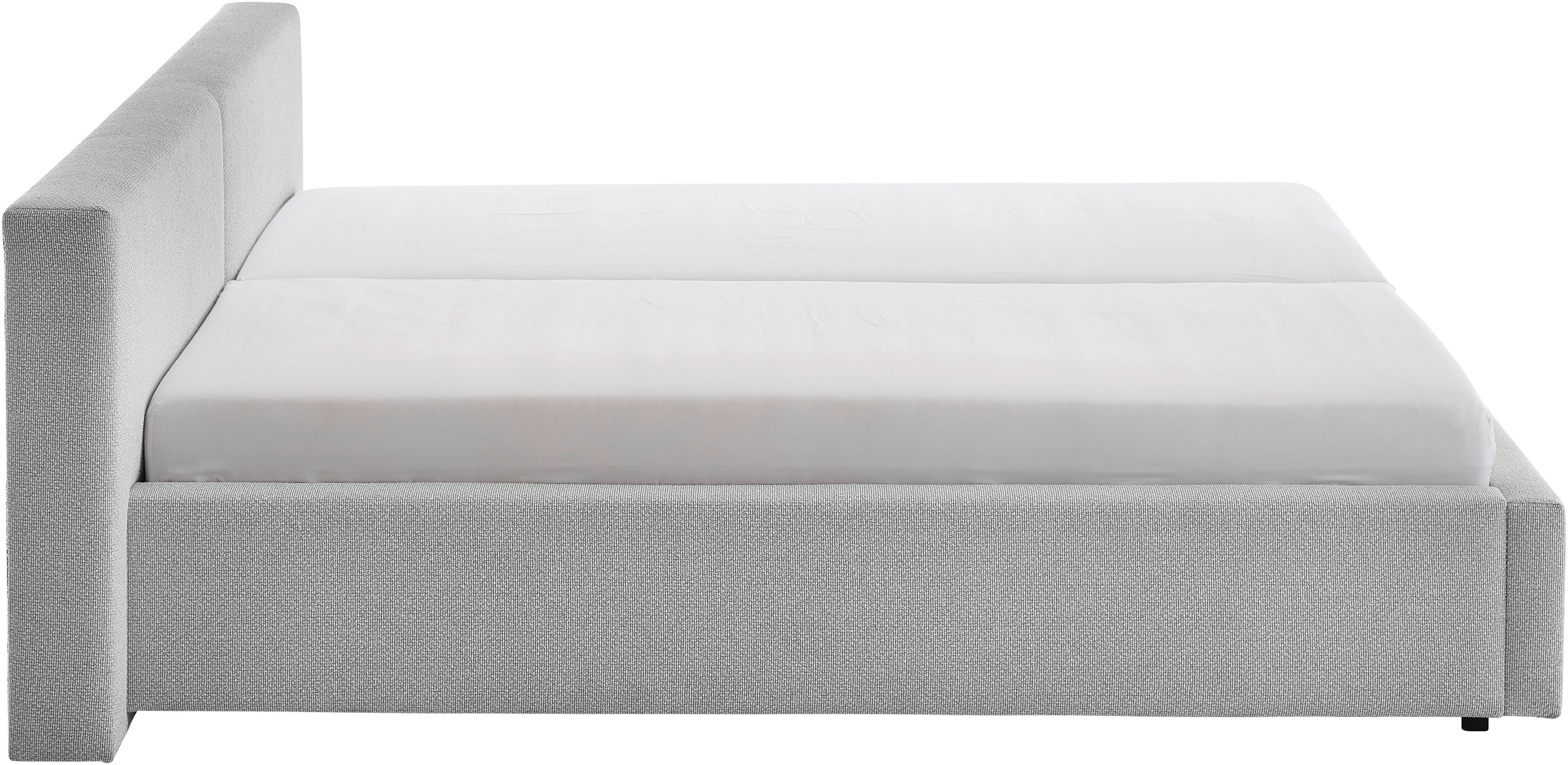 meise.möbel Polsterbett »Cube wahlweise mit Matratze und Bettkasten«, extra flaches Kopfteil, erhältlich in den Breiten 140cm, 160cm & 180cm