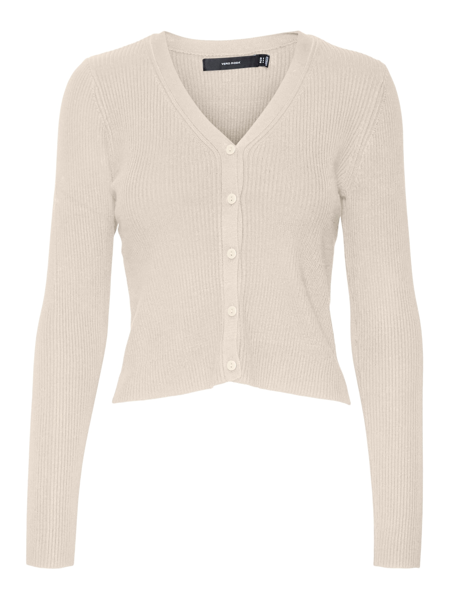 Vero Moda Strickjacke »VMGLORY RIB LS V-NECK CARDIGAN GA NOOS«