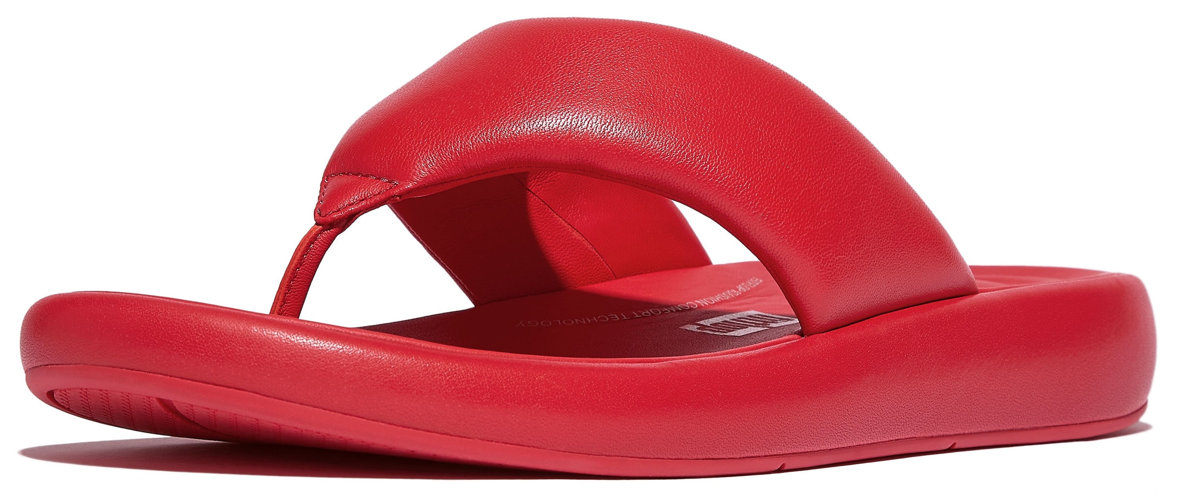 Fitflop Zehentrenner »iQUSHION D-LUXE«, Flats, Slides, Sandale mit weichem Zehensteg