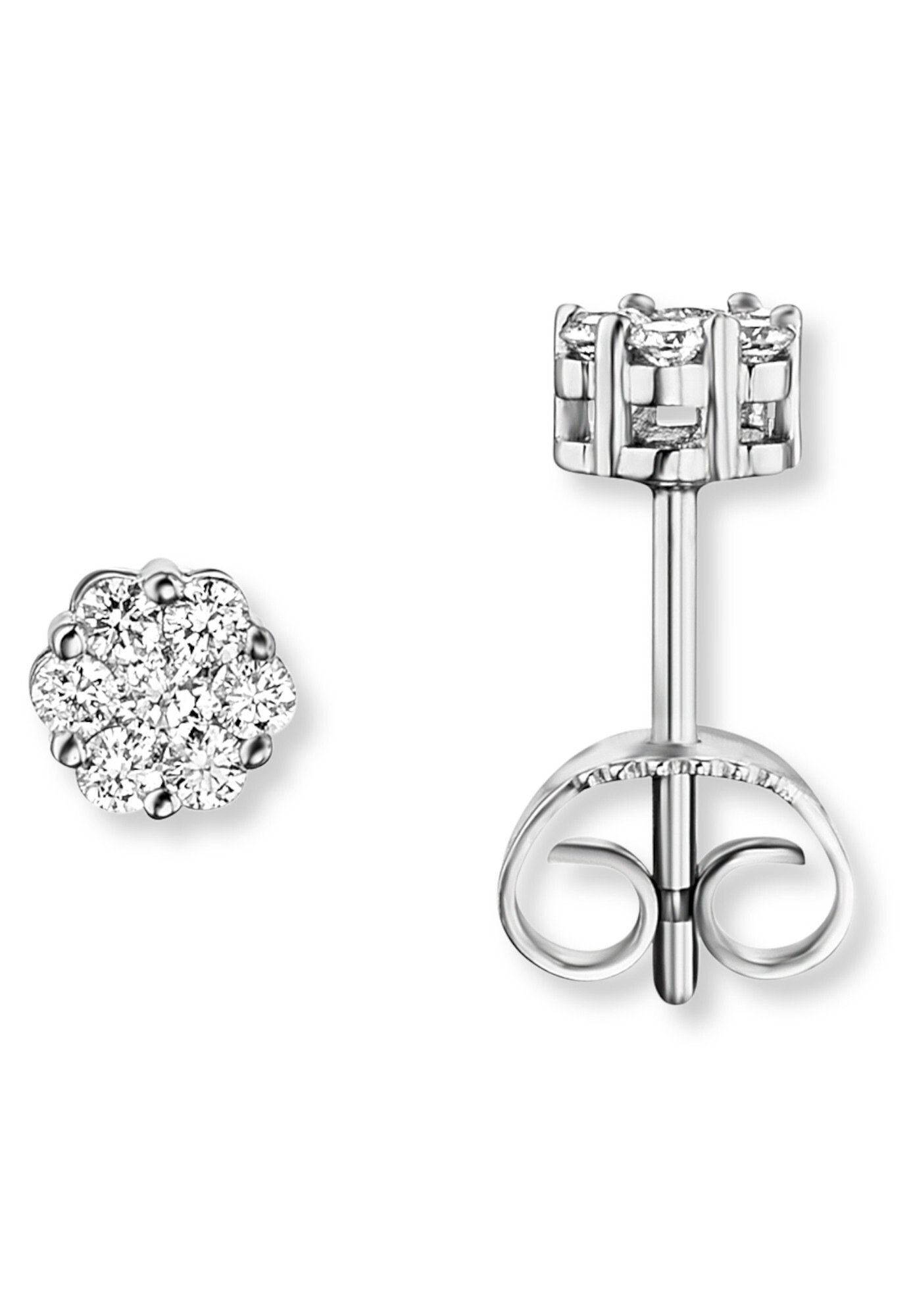 ONE ELEMENT Paar Ohrstecker »0.25 ct Diamant Brillant Ohrringe  Ohrstecker aus 585 Weißgold«