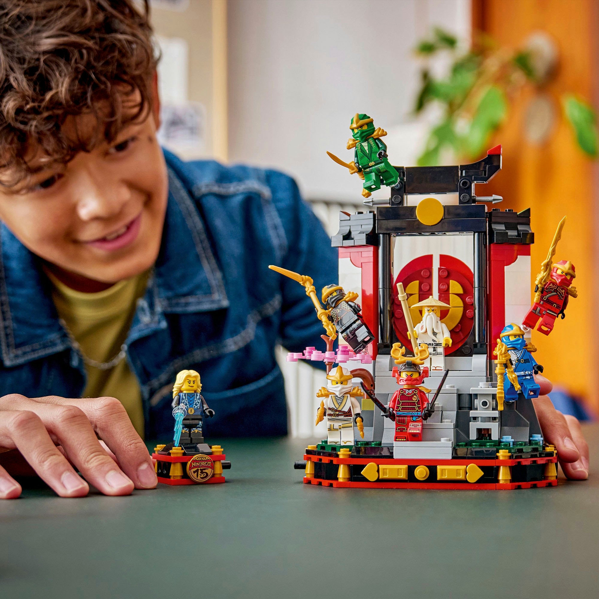 LEGO® Konstruktionsspielsteine »15-jähriges Jubiläum: Ninja-Charaktere zum Ausstellen (71866)« LEGO Ninjago; Made in Europe