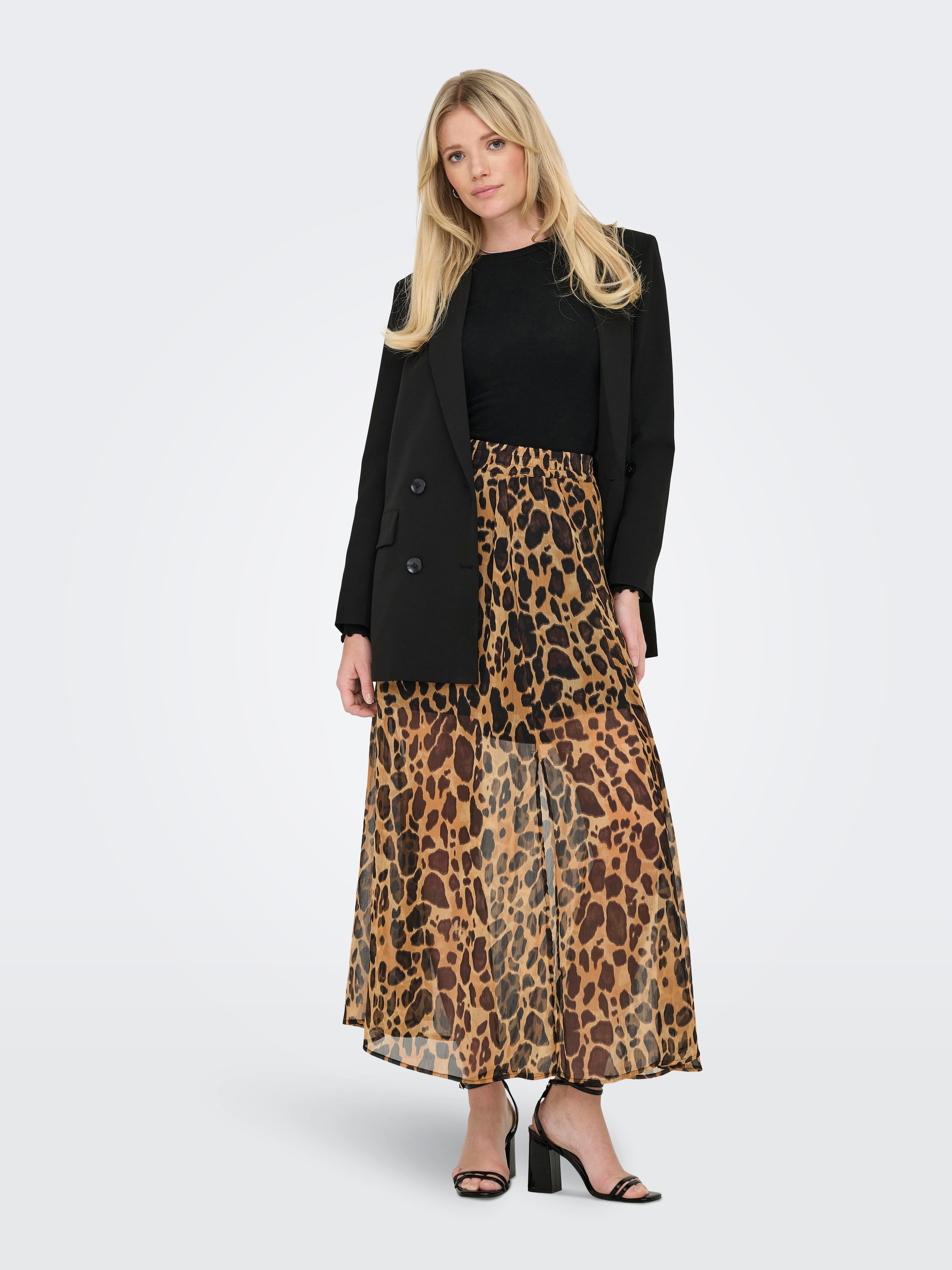ONLY Faltenrock »ONLASTA LIFE SLIT ANKEL SKIRT PTM«