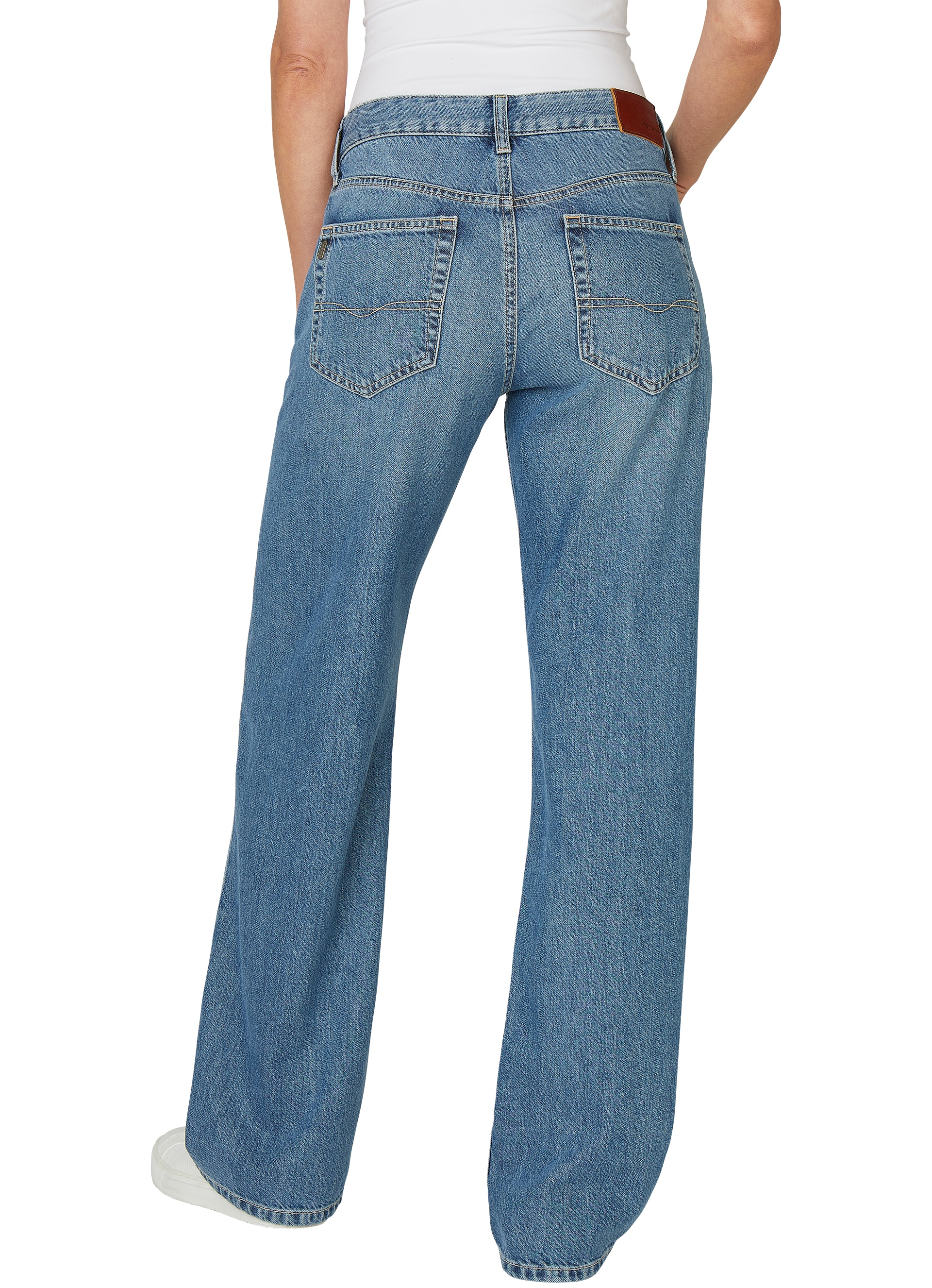 Pepe Jeans Loose-fit-Jeans »LOOSE ST JEANS LW NICKY«, mit geradem Bein