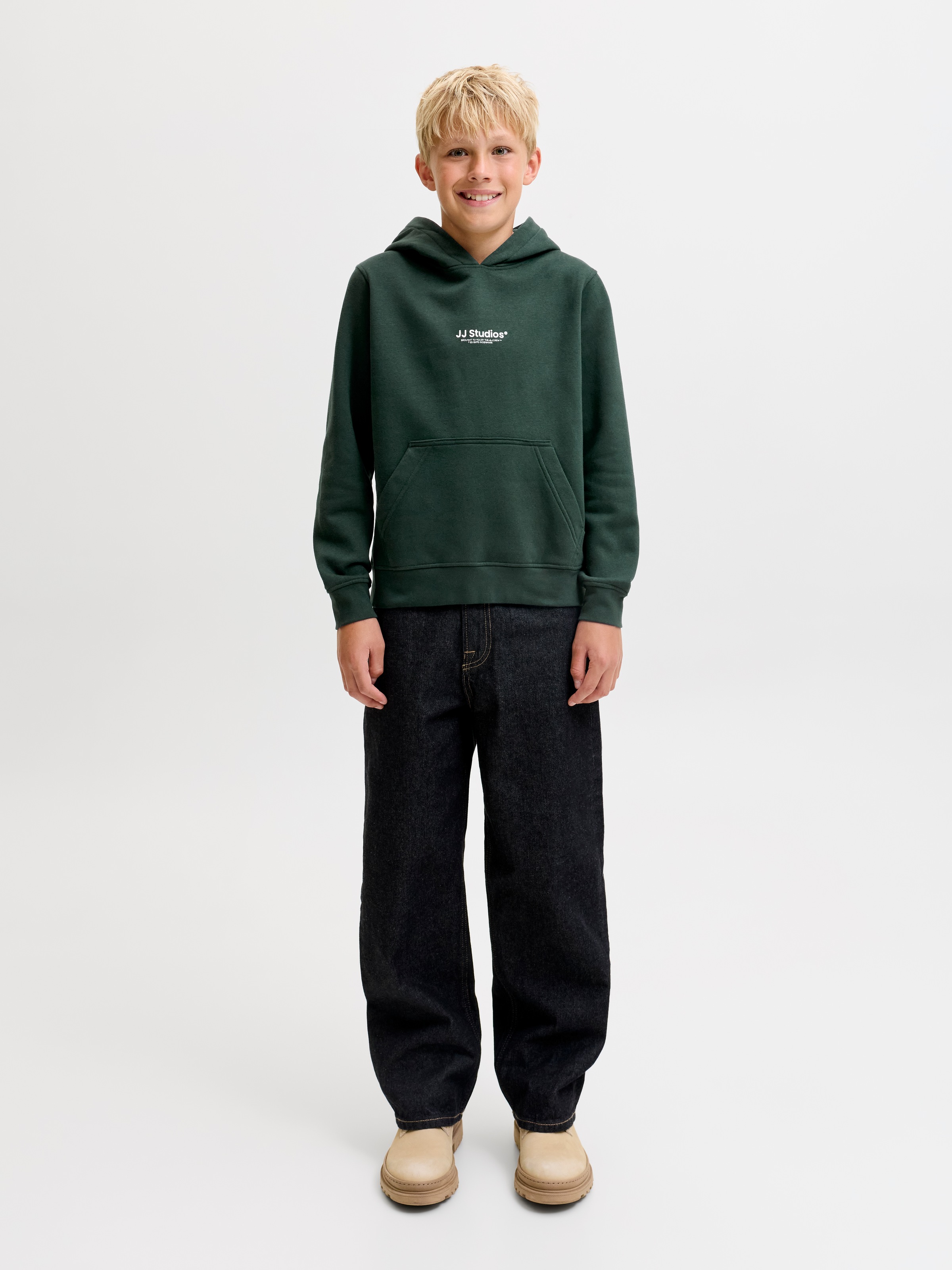 Jack & Jones Junior Kapuzensweatshirt »JJESOHO SWEAT HOOD NOOS JNR«, Baumwollmischung, relaxed fit
