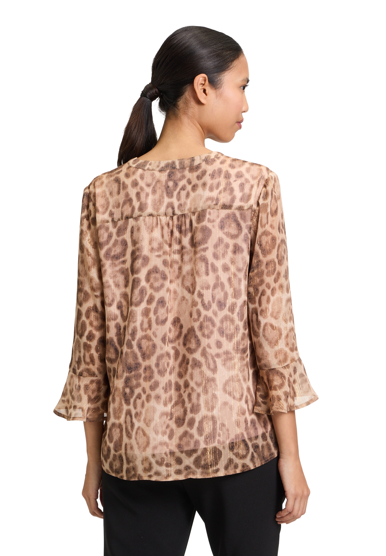 Cartoon Klassische Bluse »Casual-Bluse mit Leoprint«