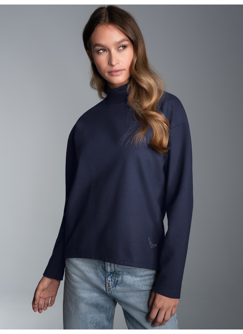Trigema Sweatshirt »TRIGEMA Sweatshirt mit Stehkragen«