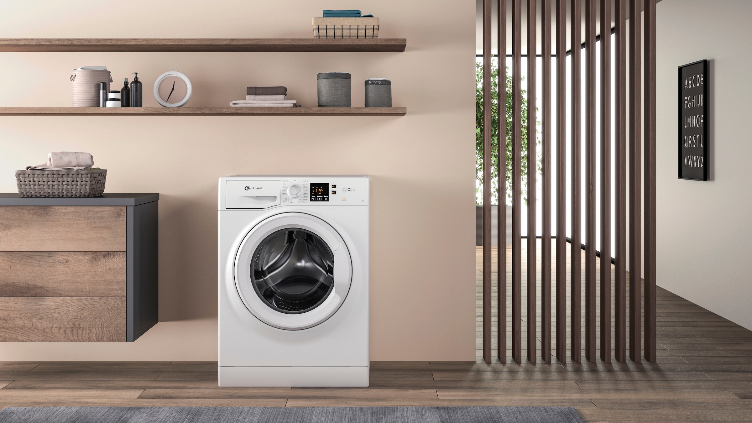 BAUKNECHT Waschmaschine »WAM 814 A«, 8 kg, 1400 U/min, Digital Motion-Technologie