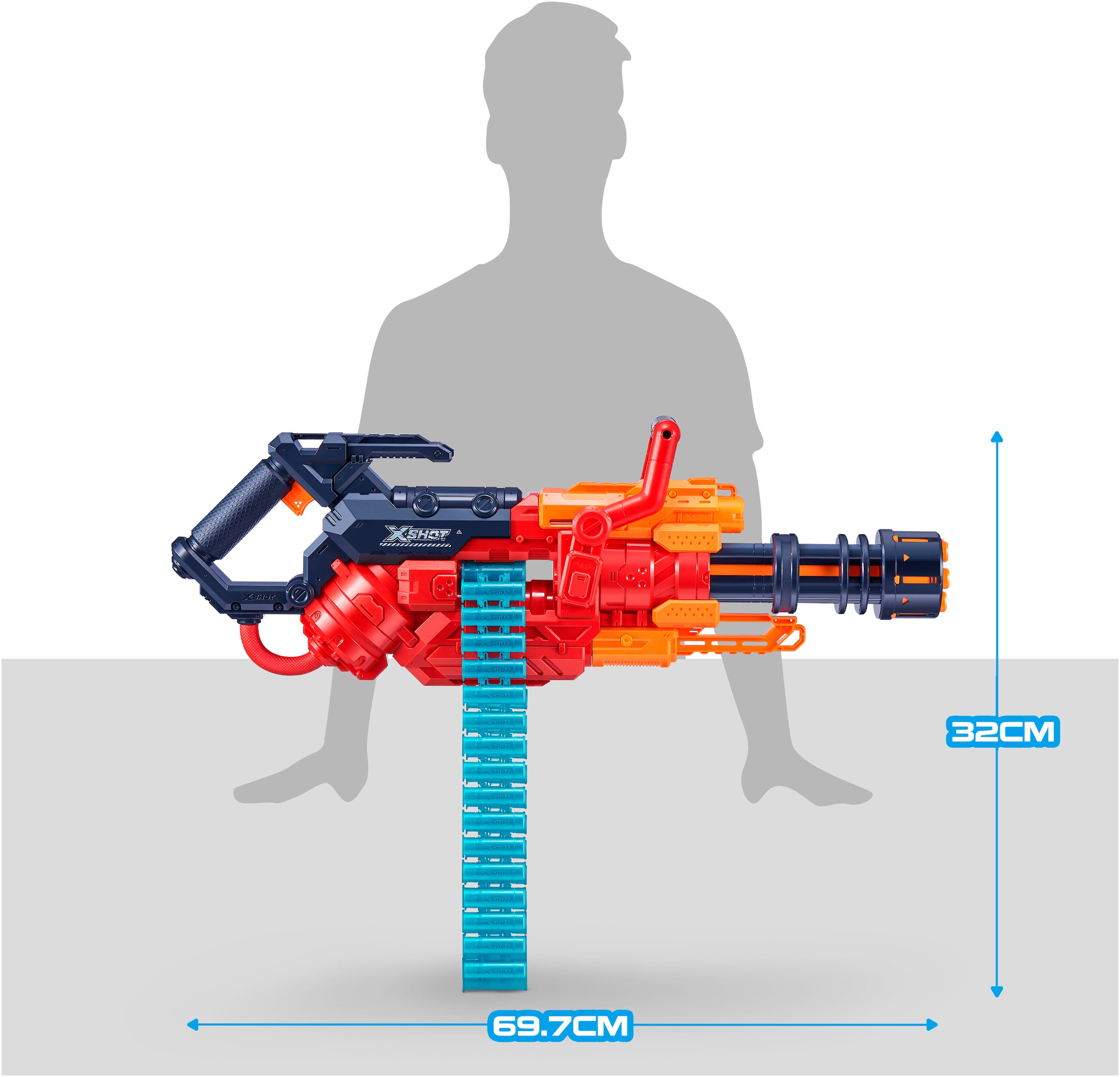 XSHOT Blaster »XSHOT, Excel Crusher Blaster mit Darts«