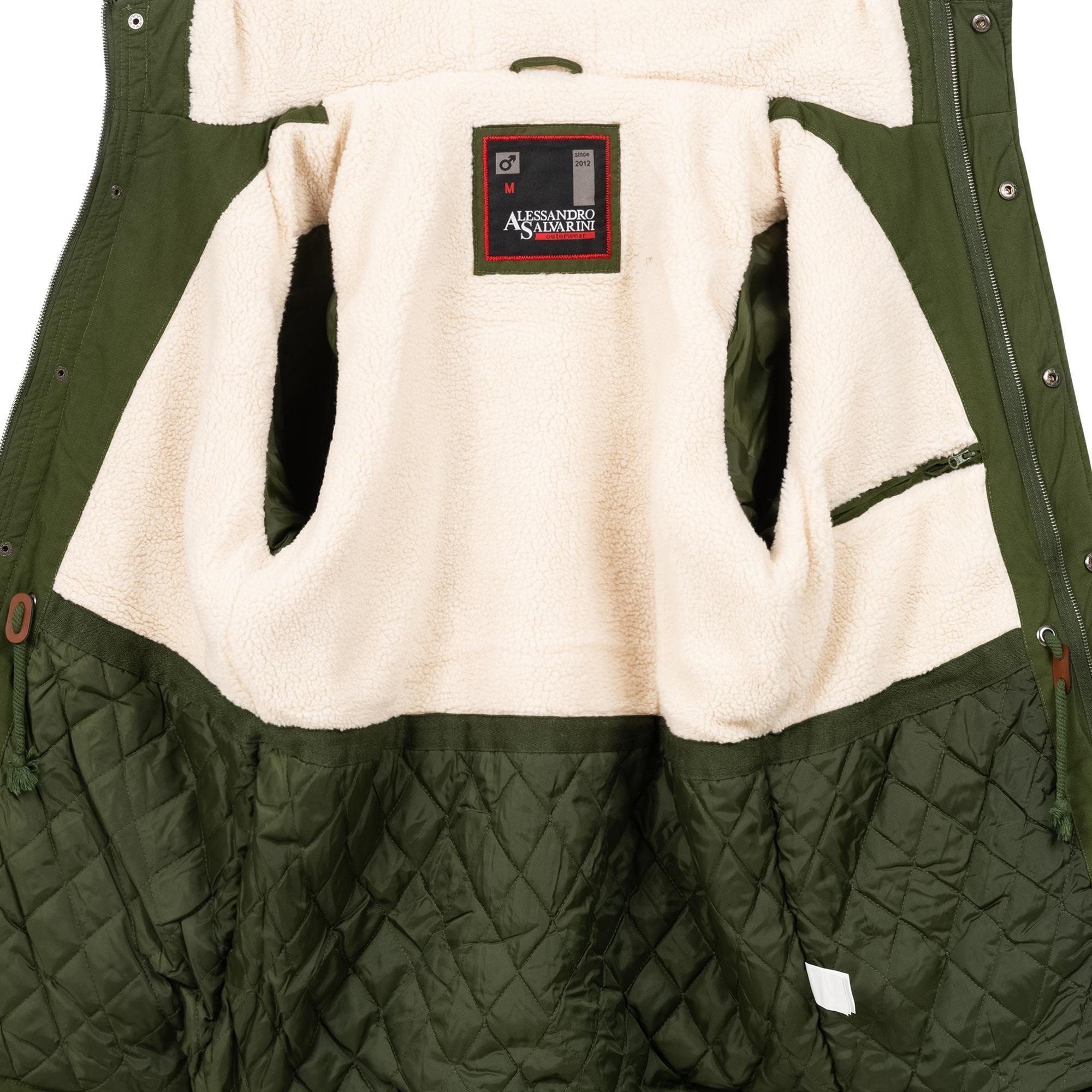 Alessandro Salvarini Winterjacke »A. Salvarini Herren Winter Parka AS138«