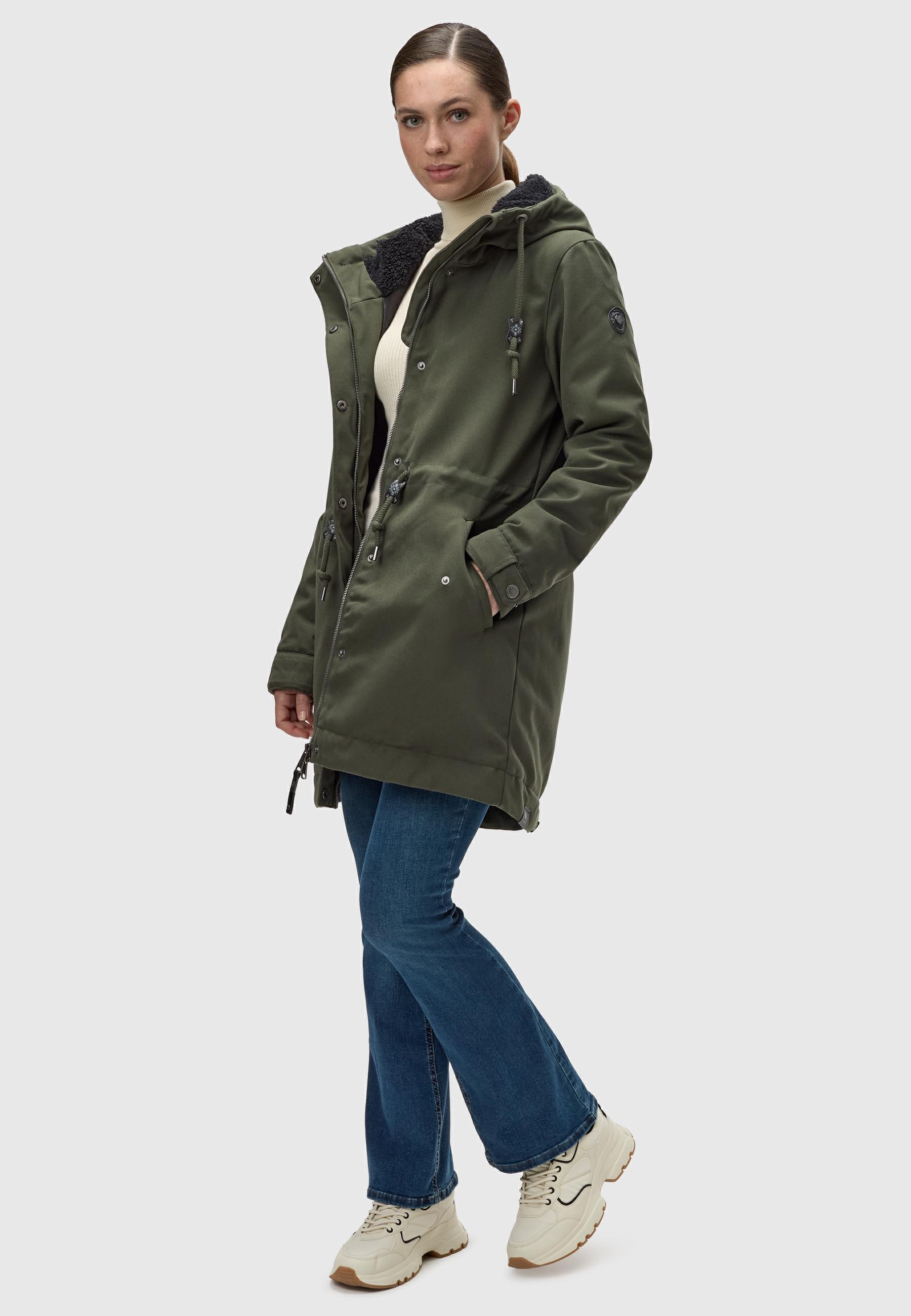 Ragwear Parka »Kurzmantel Canny Canvas«