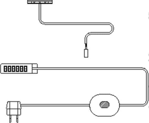 trendteam LED Schrankinnenraumbeleuchtung »Glaskantenbeleuchtung«, 3 flammig, Leuchtmittel LED-Board | LED fest integriert