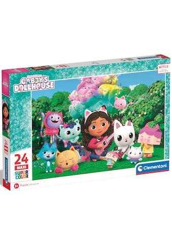 Puzzle »Supercolor, Maxi Gabby's Puppenhaus - mit 24 Maxi-Teilen«, Made in Europe;...