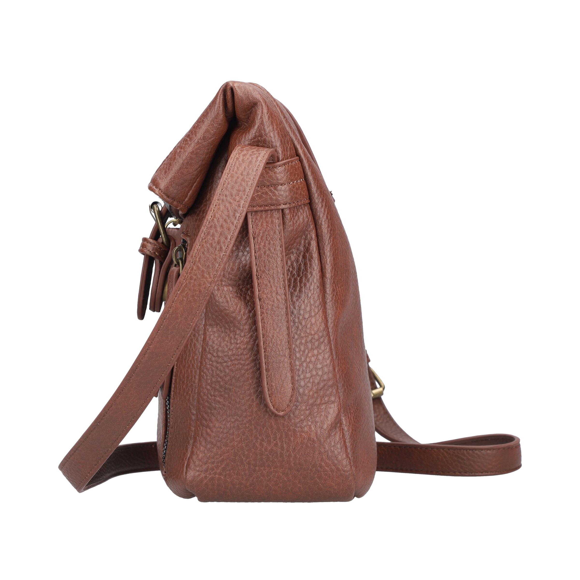 Rieker Umhängetasche Damen-Handtasche, Schultertasche, Überschlag mit Schnallenverschluss