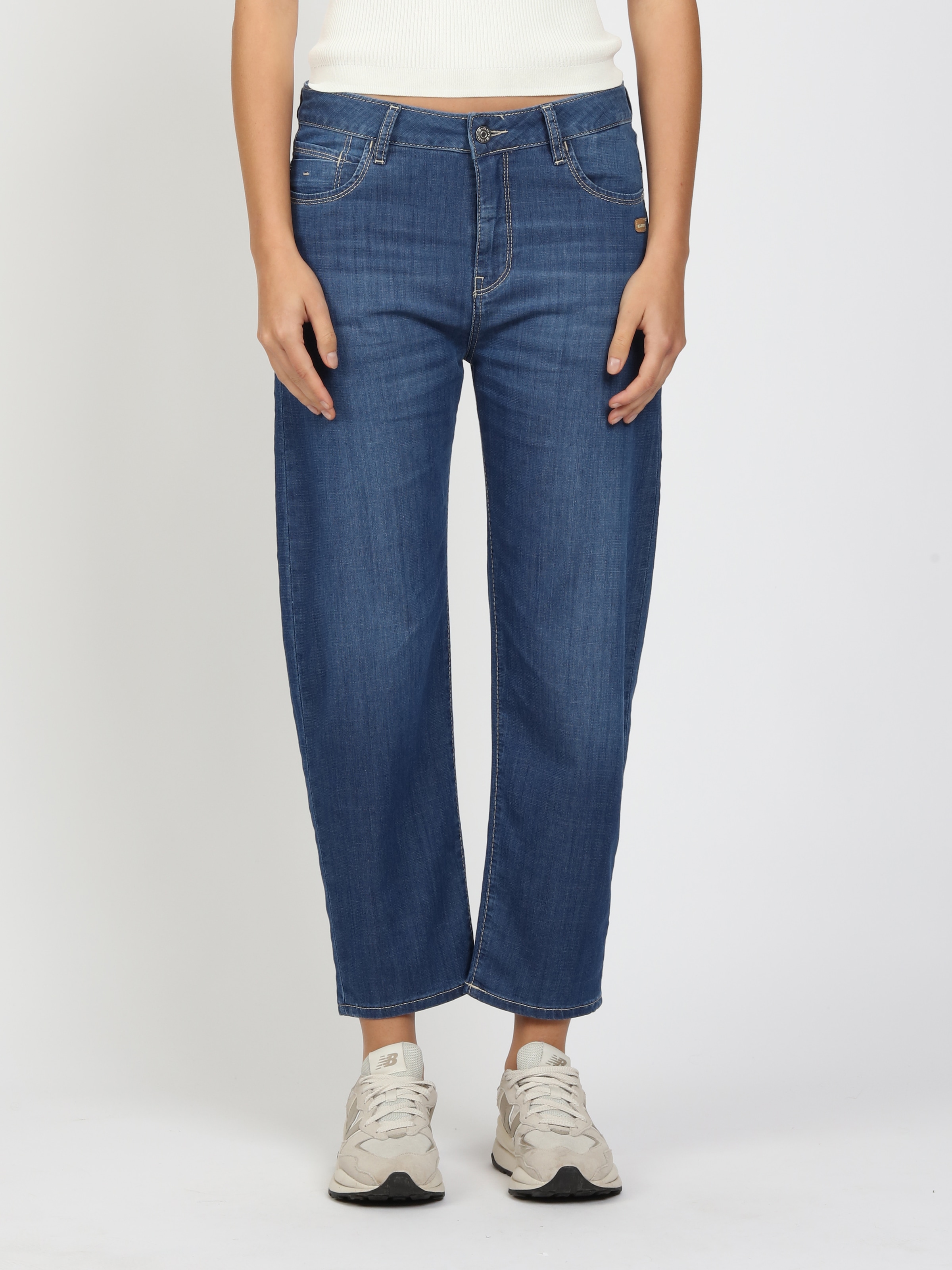 GANG 5-Pocket-Jeans »94IDA« Light Denim, O-Shape, cropped