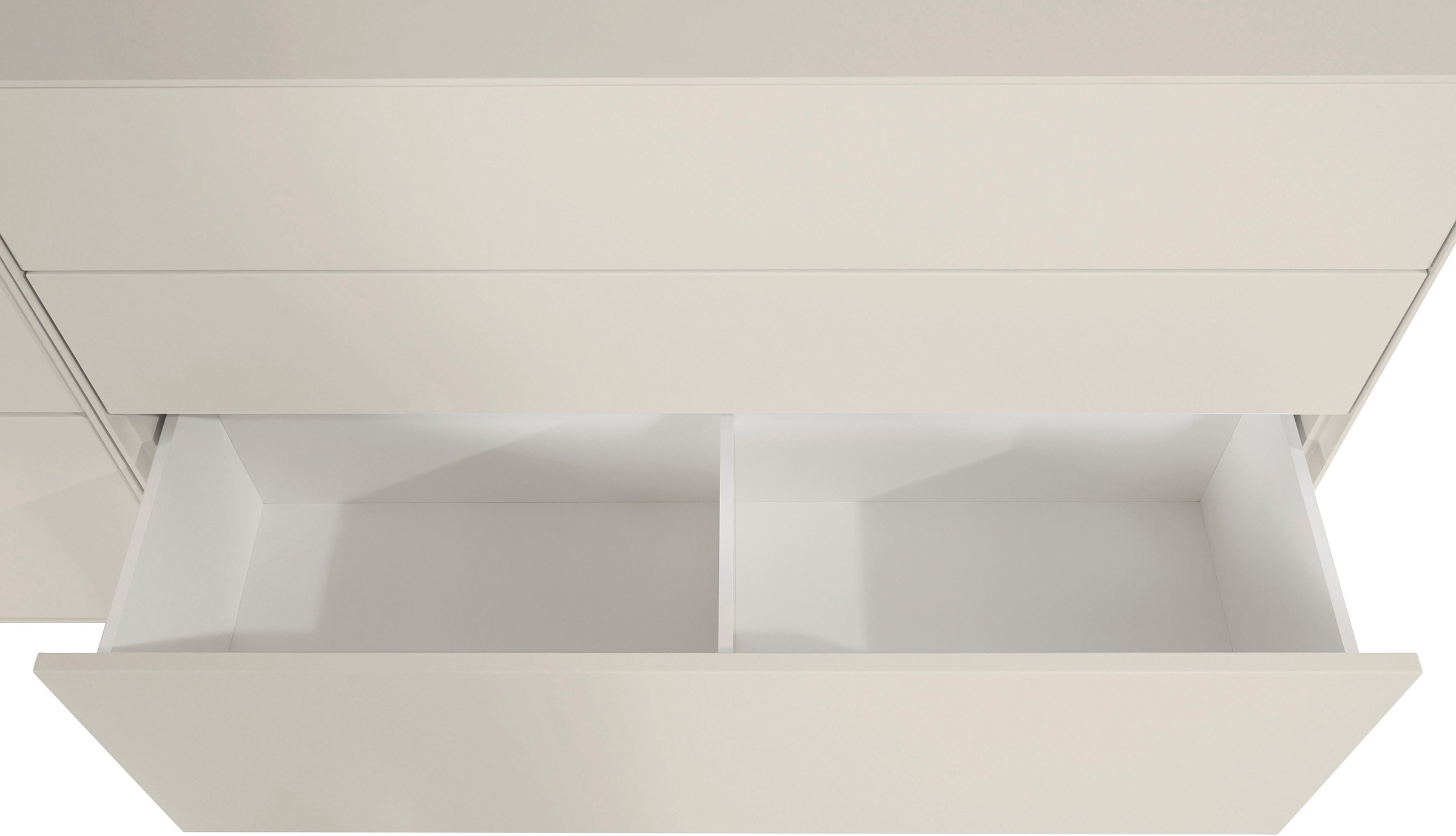 LeGer Home by Lena Gercke Sideboard »Essentials«, (2 St.), Breite: 224cm, MDF lackiert, Push-to-open-Funktion