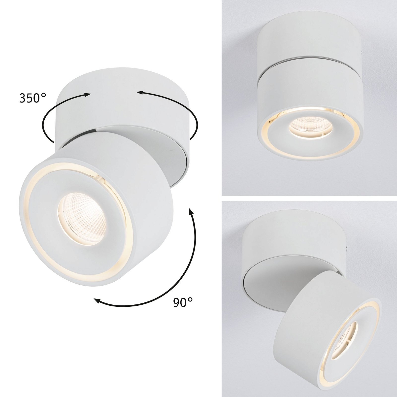 Paulmann LED Deckenleuchte »Spircle 78mm 8W 550lm 230V 3000K«, 1 flammig