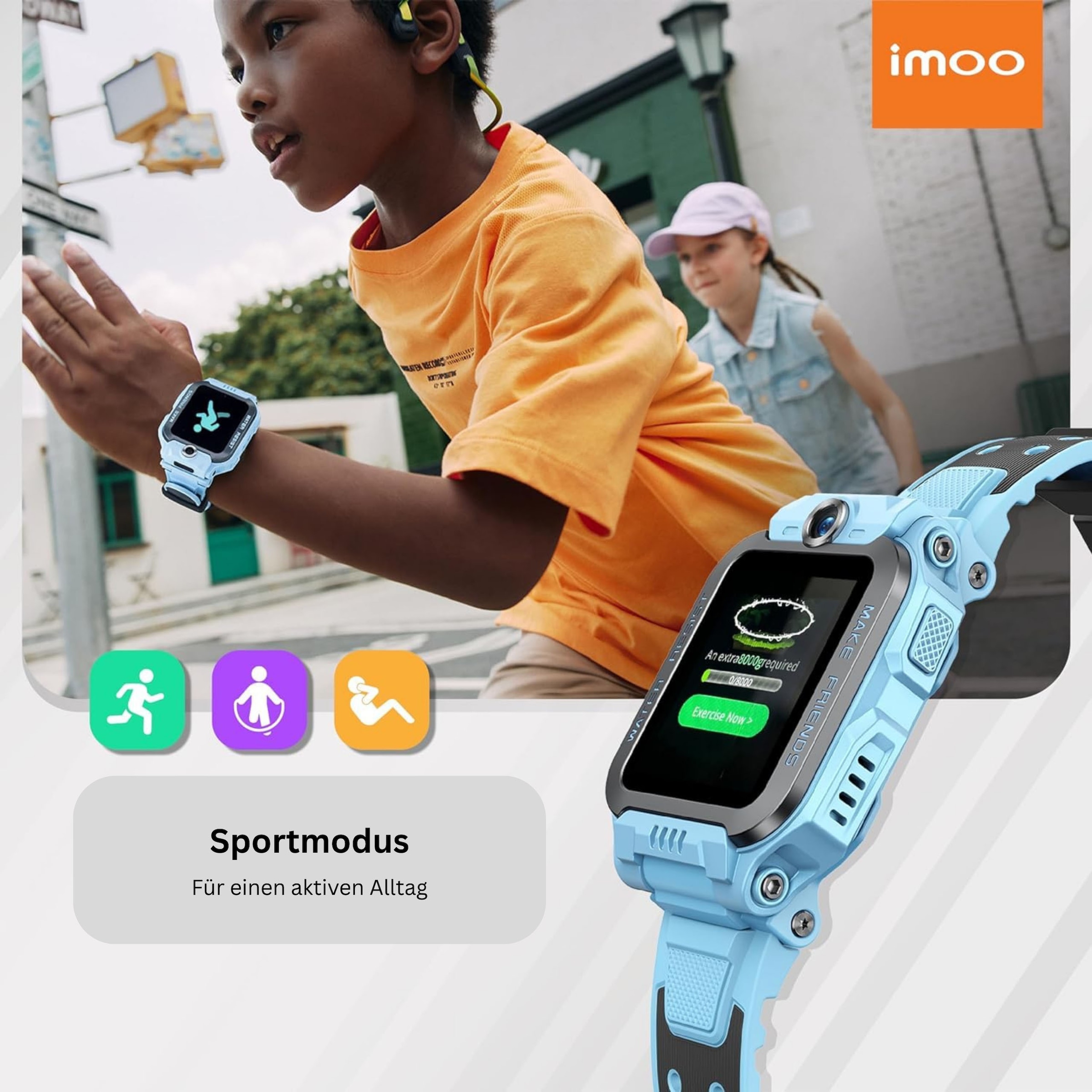 Imoo Smartwatch »Watch Phone Z7 Kinder« (3,3 cm / 1,3 ″) Mocor OS