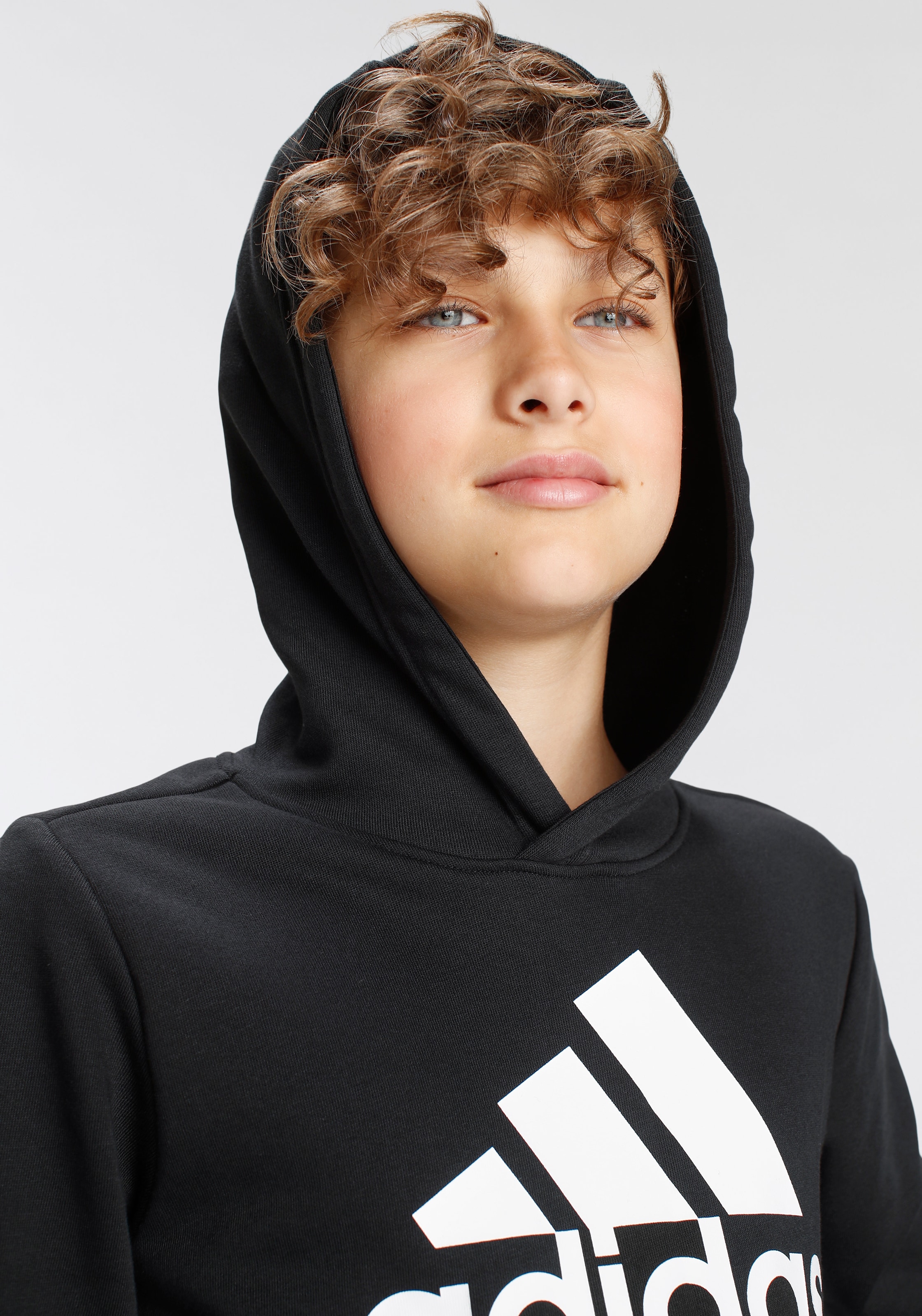 adidas Sportswear Kapuzensweatshirt »BIG LOGO ESSENTIALS COTTON HOODIE«