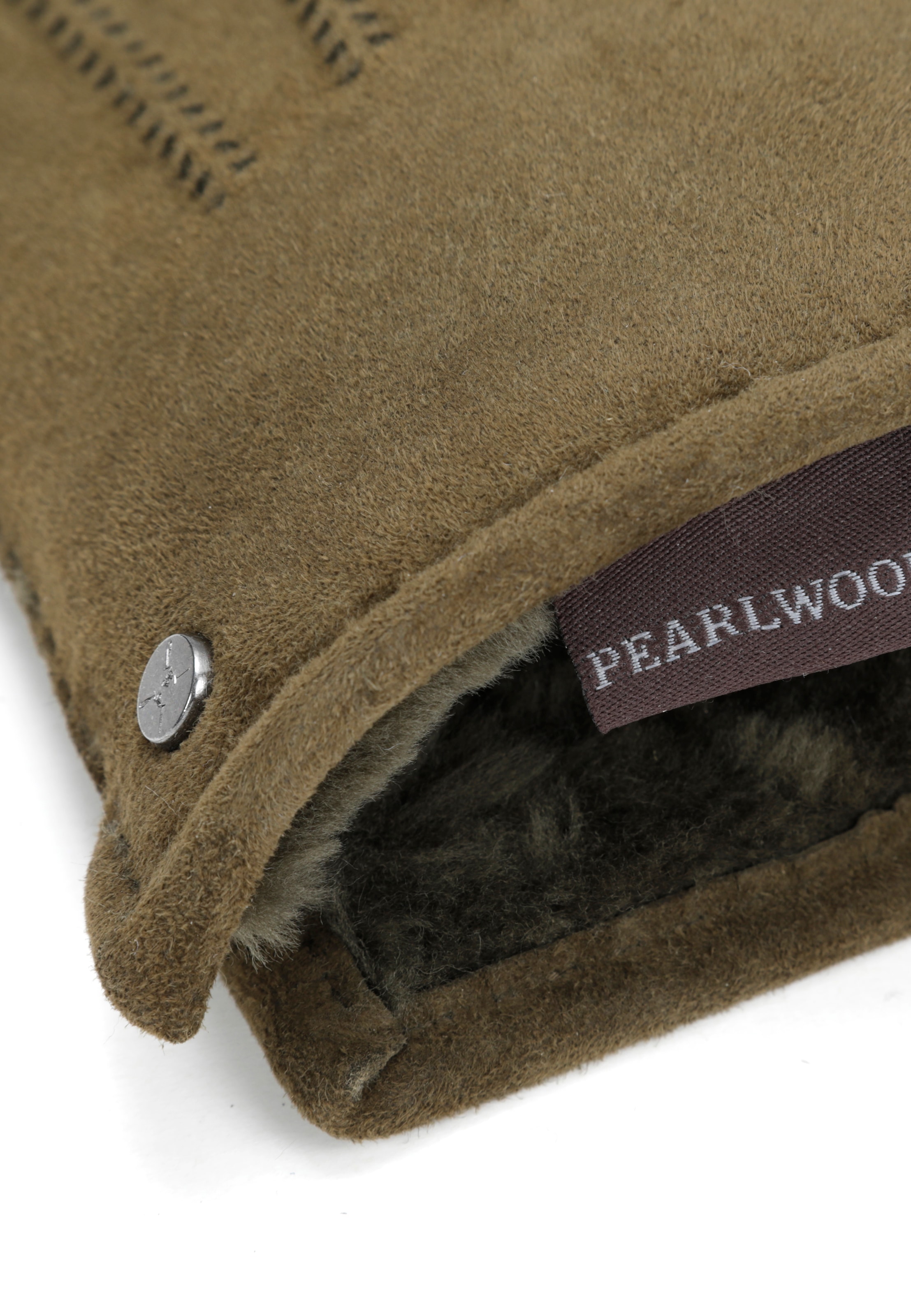 PEARLWOOD Lederhandschuhe »NORTH«, (1 Paar), warm gefüttert, Ziernähte, Temperaturregulierend