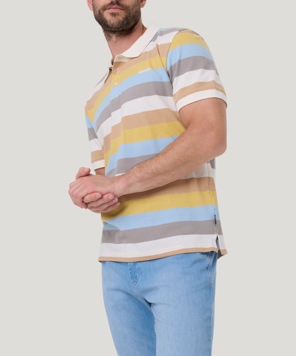 Pioneer Authentic Jeans Poloshirt, mit Streifenmuster