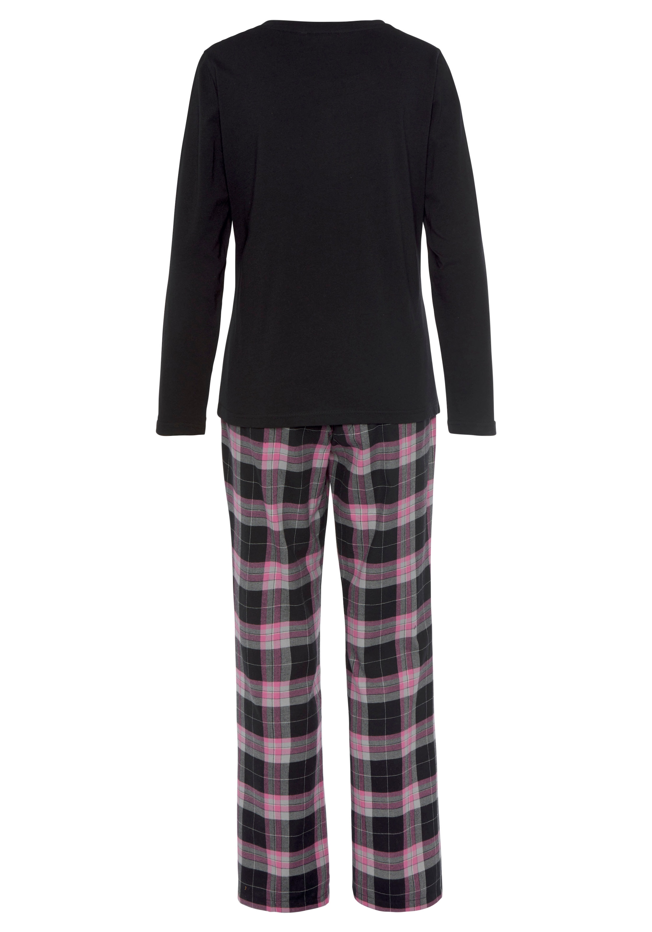 Vivance Dreams Pyjama, (2 UNIVERSAL tlg.), Flanell | bestellen aus kuschelig weichem