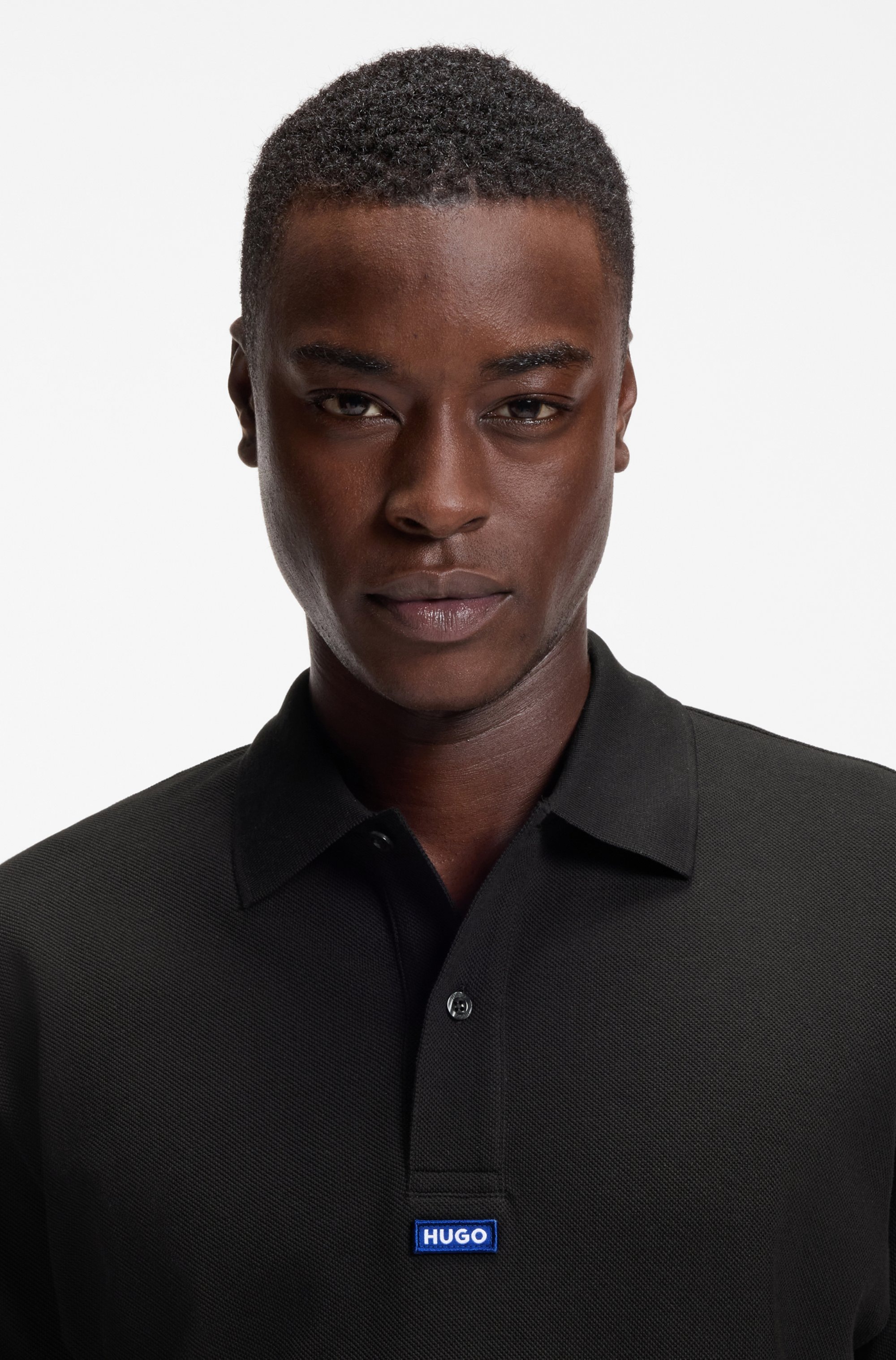 HUGO Poloshirt »Nolitos« Polokragen, Loose Fit, reine Baumwolle