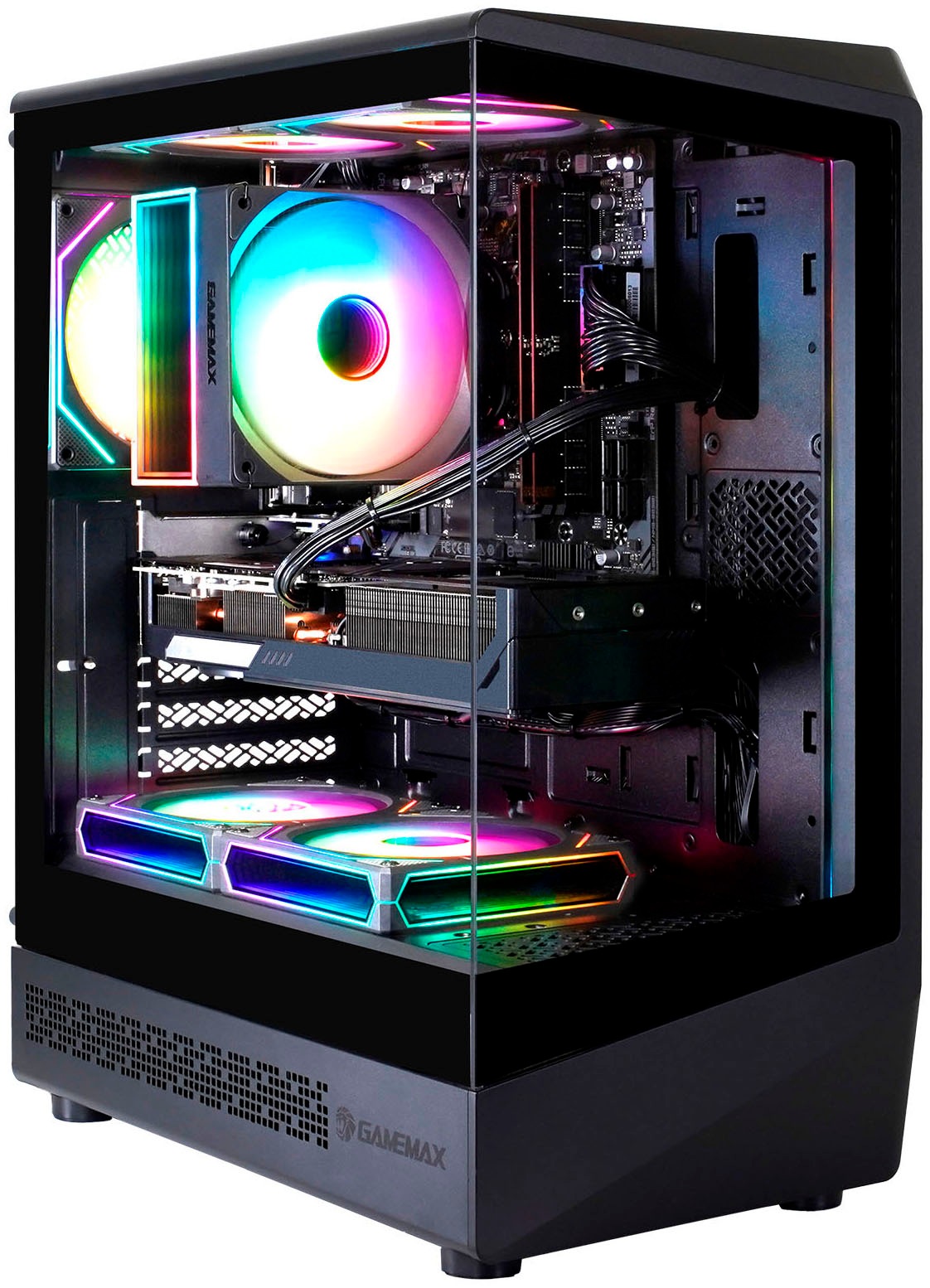 GAMEMAX Gaming-PC »VISTA COC AB 8194 AMD Ryzen 7 9700X 32GB DDR5 1TB SSD RX 9070 XT« Windows 11, DDR5 RAM