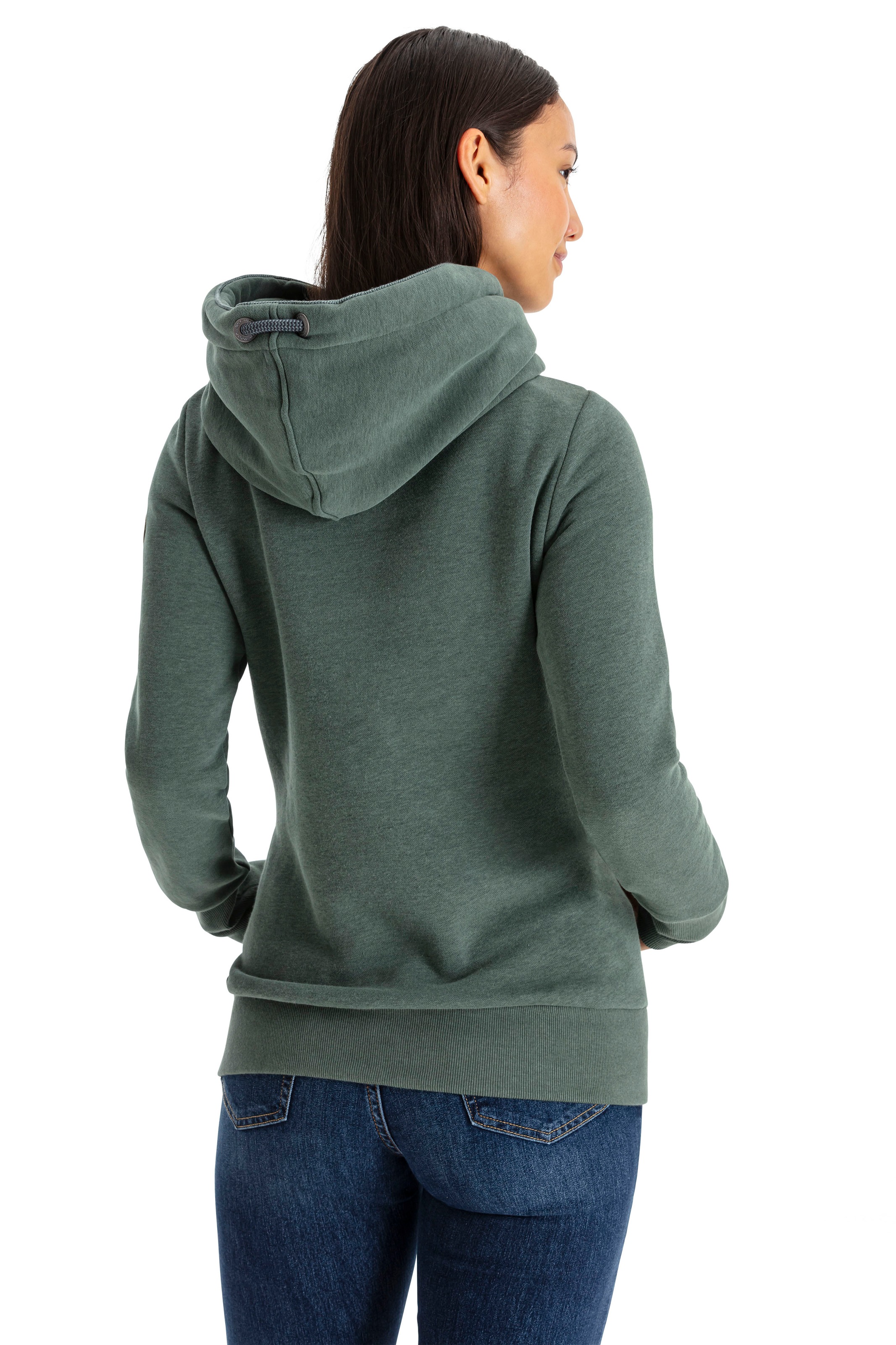 Ragwear Kapuzensweatshirt »GRIPYBUTTON«, Sweater mit rustikalen Kordel-Akzenten