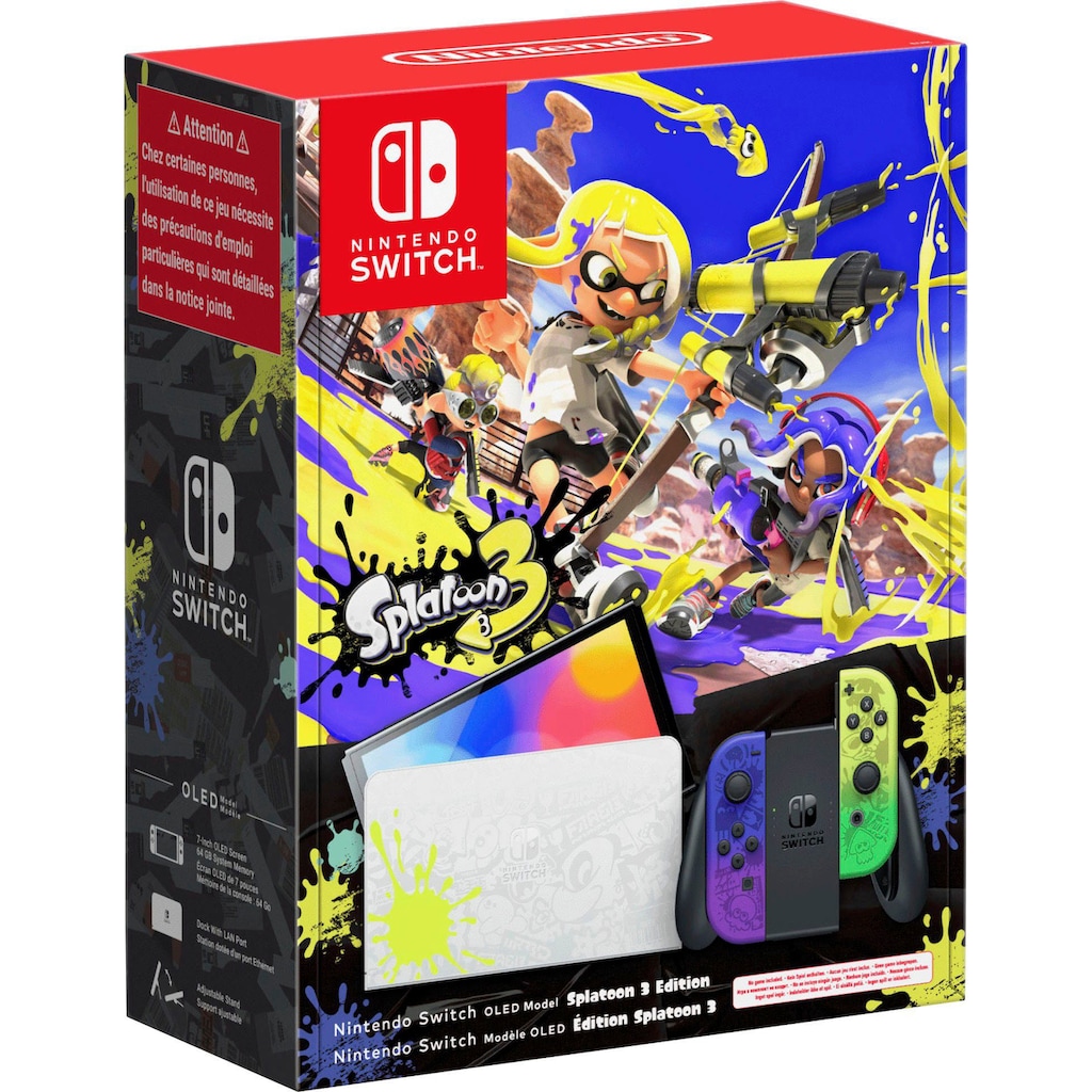 Nintendo Switch Konsolen-Set »NSW OLED Splatoon 3-Edition + Splatoon 3«