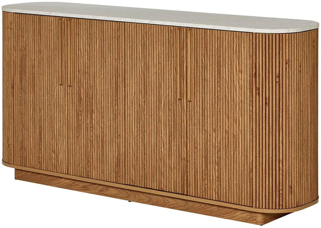 Jahnke Sideboard »STRING SB 160« 1 Stk. tlg. Sideboard, 4-türig, Marmor-Look, Breite 159,5 cm