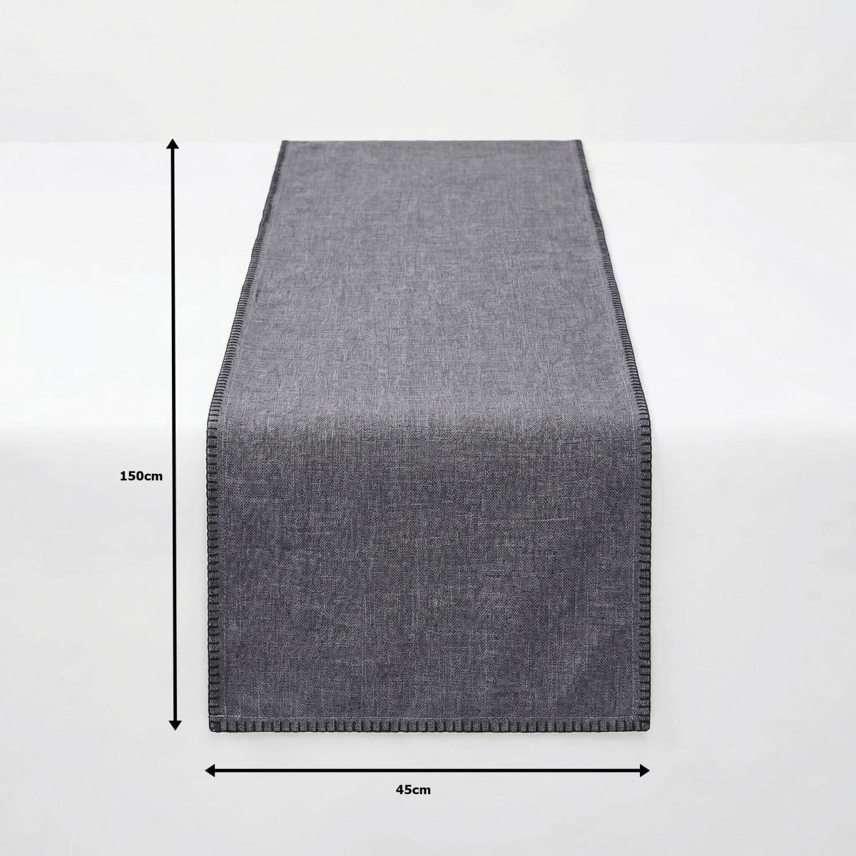 Home affaire Tischläufer »Tischläufer grau 45x150cm«