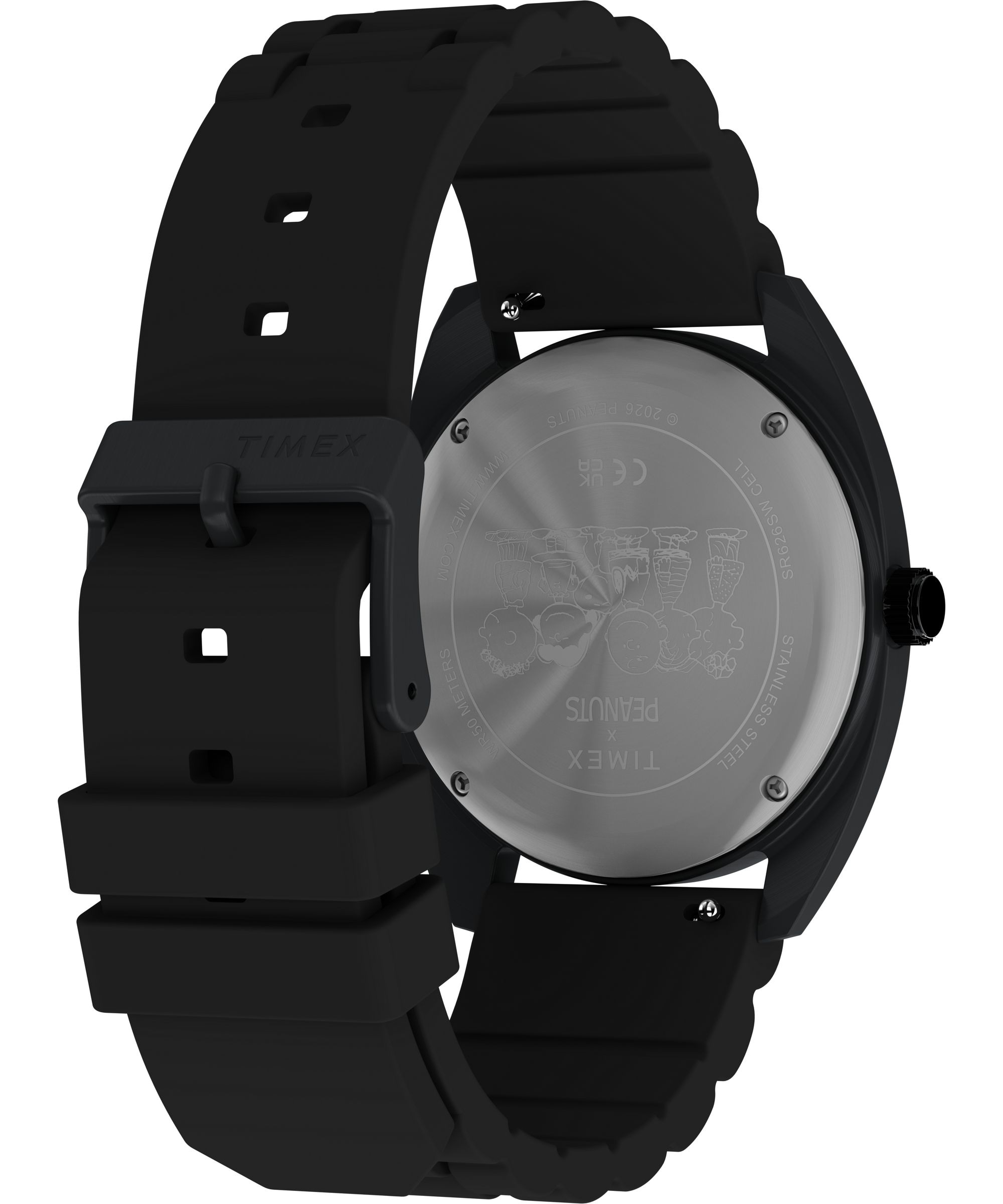 Timex Quarzuhr »Timex x Peanuts 1979 Reissue Inspired« Armbanduhr, Herrenuhr, Silikonarmband, analog, Beleuchtung