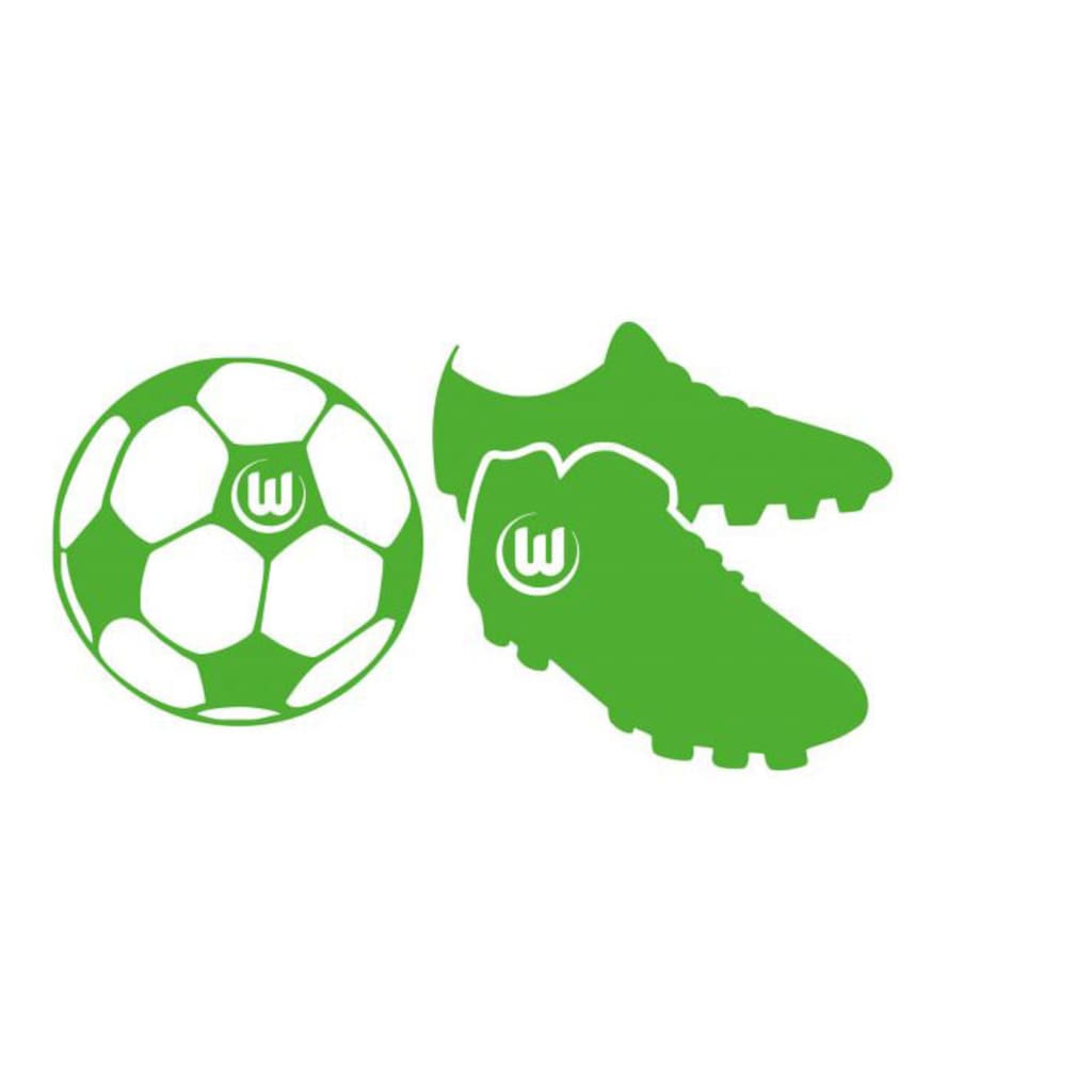 Wall-Art Wandtattoo »VfL Wolfsburg Fußballschuhe«, (1 St.)