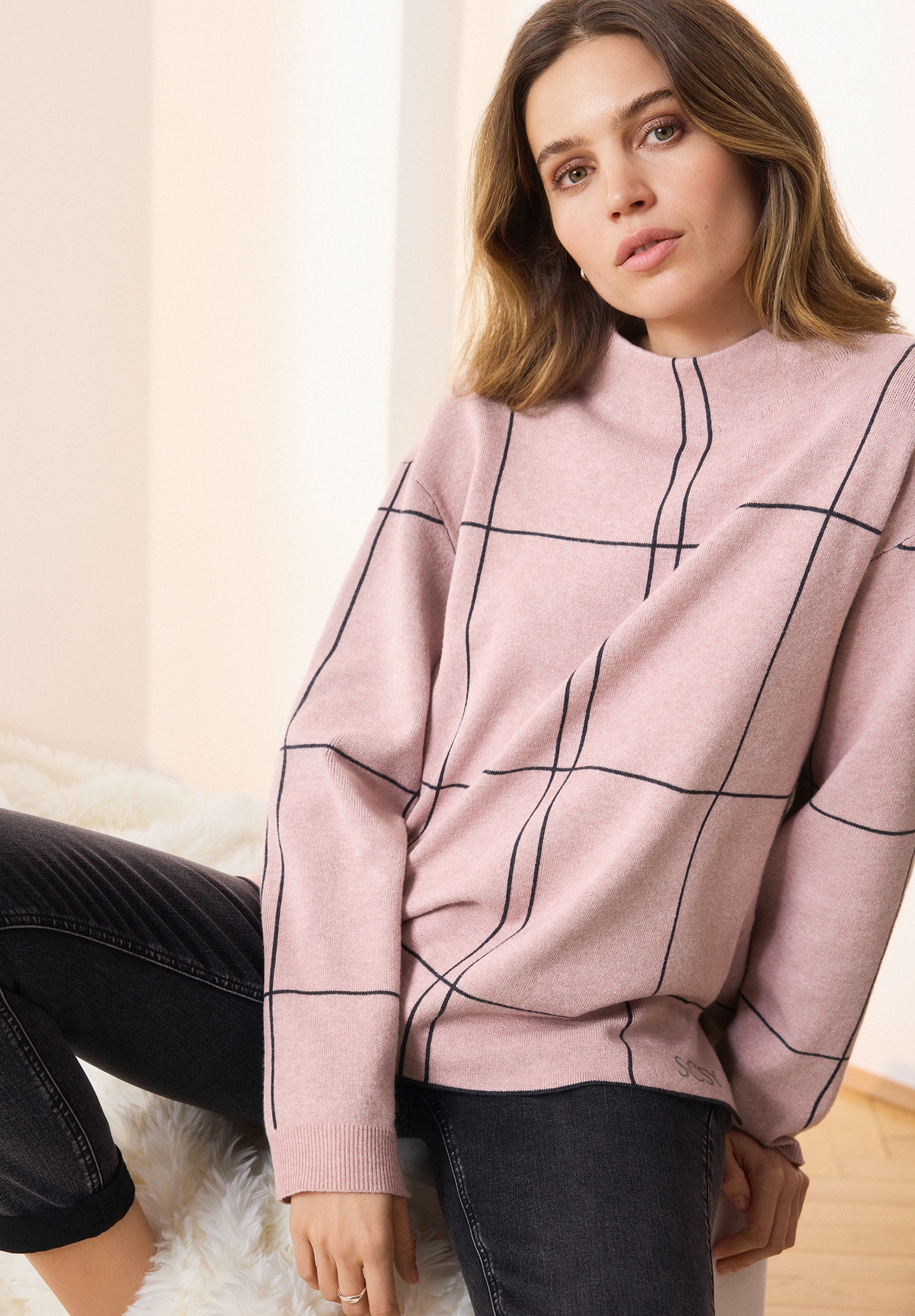 Betty Barclay Strickpullover »Strickpullover kariert«