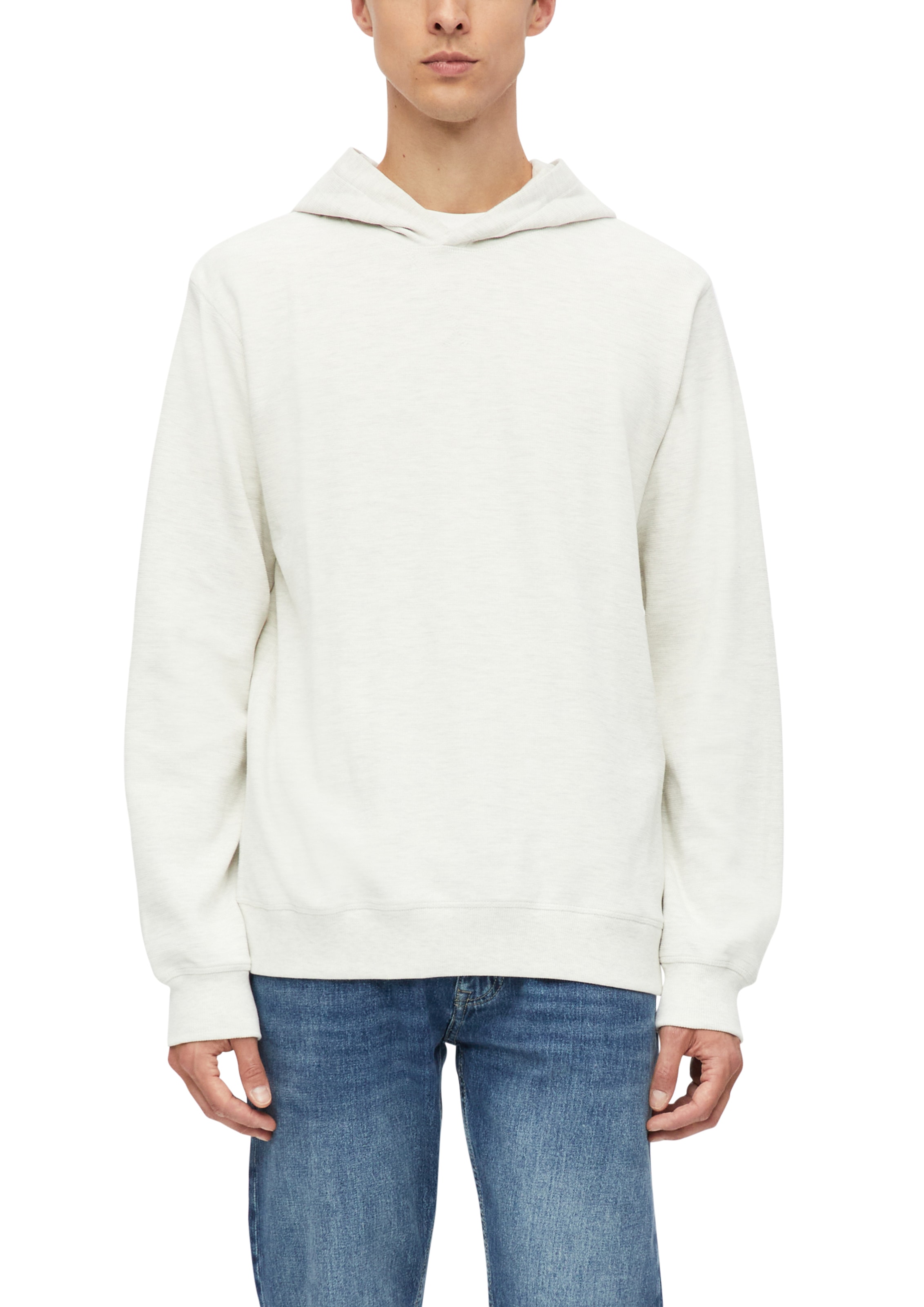 s.Oliver Kapuzensweatshirt , aus reiner Baumwolle
